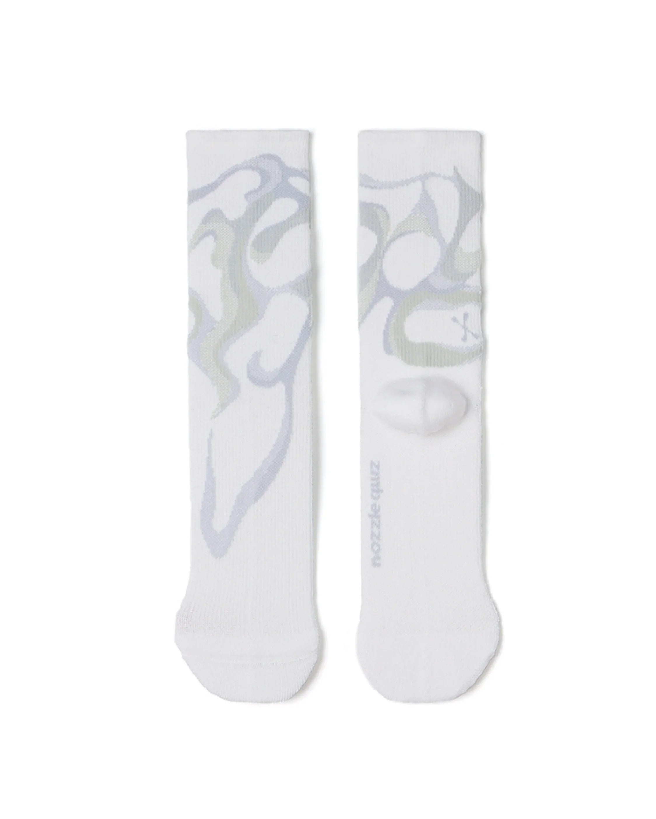 nozzle quiz Misty Pattern Socks / Fog Cloud