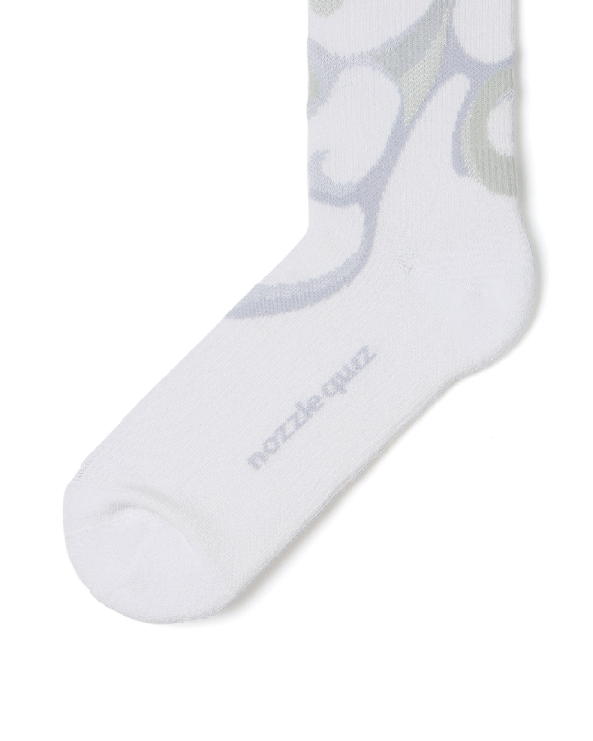 nozzle quiz Misty Pattern Socks / Fog Cloud