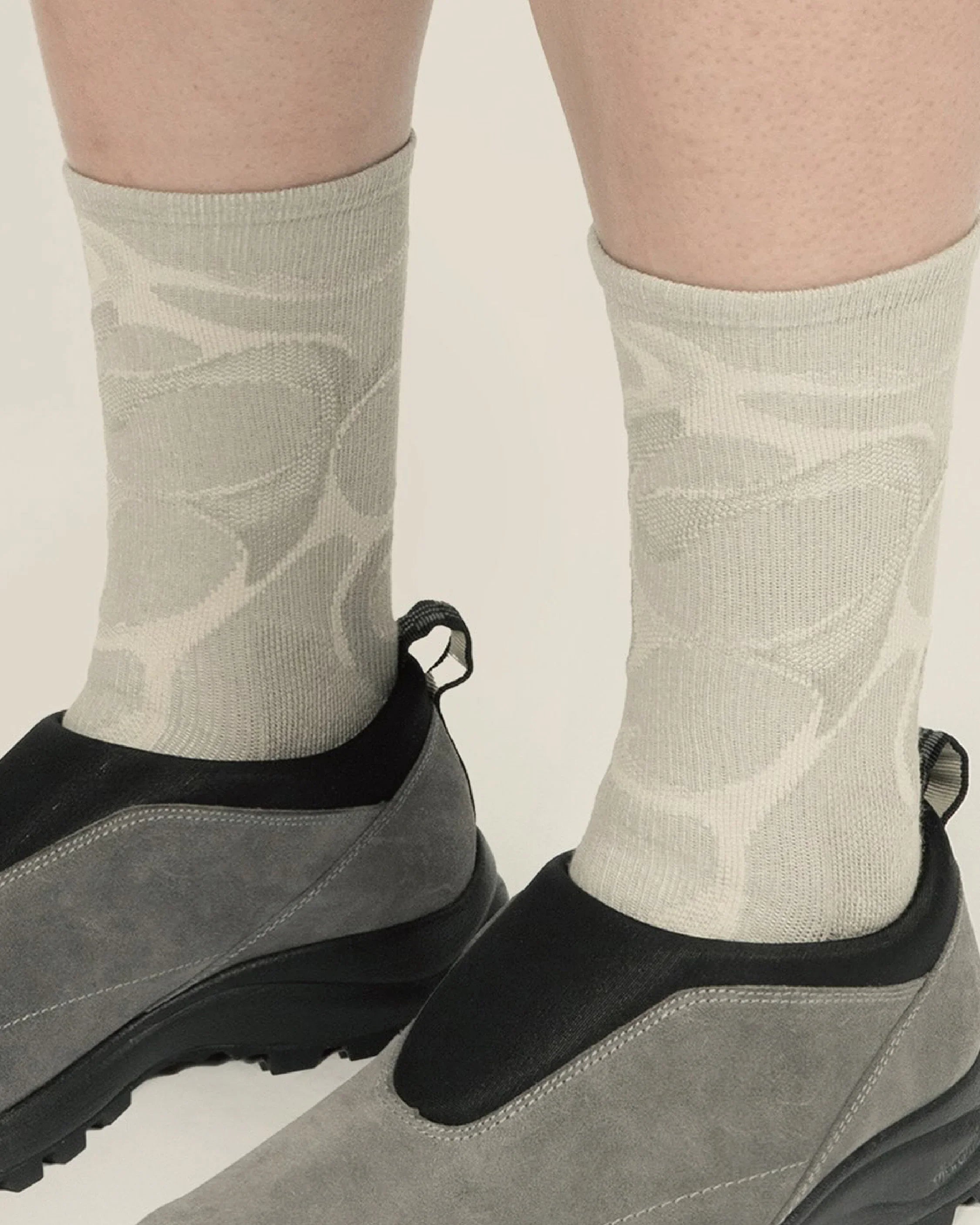 nozzle quiz Misty Pattern Socks / Fog Sand