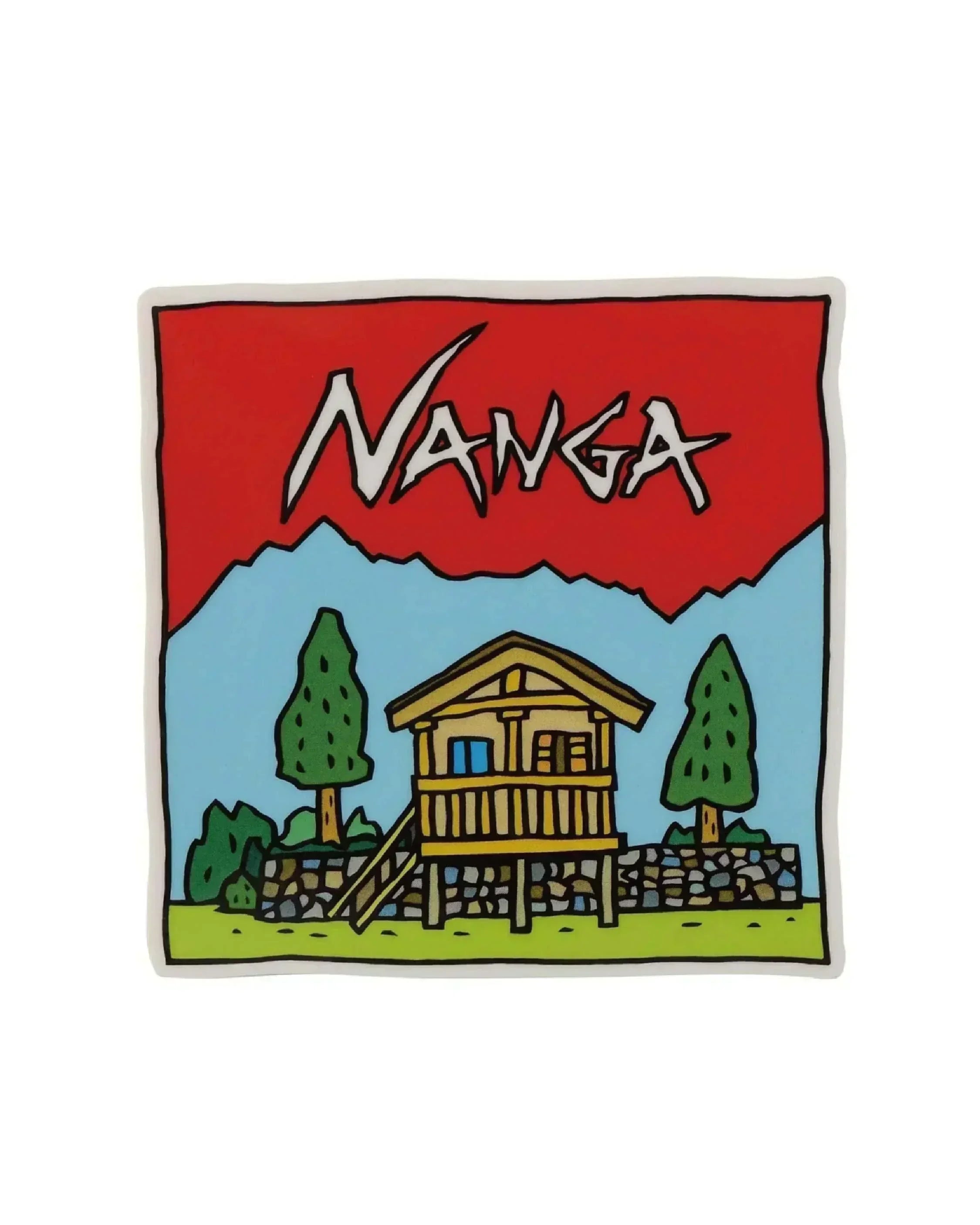Nanga × Ushioda Hiroaki Sticker - Wild Camping