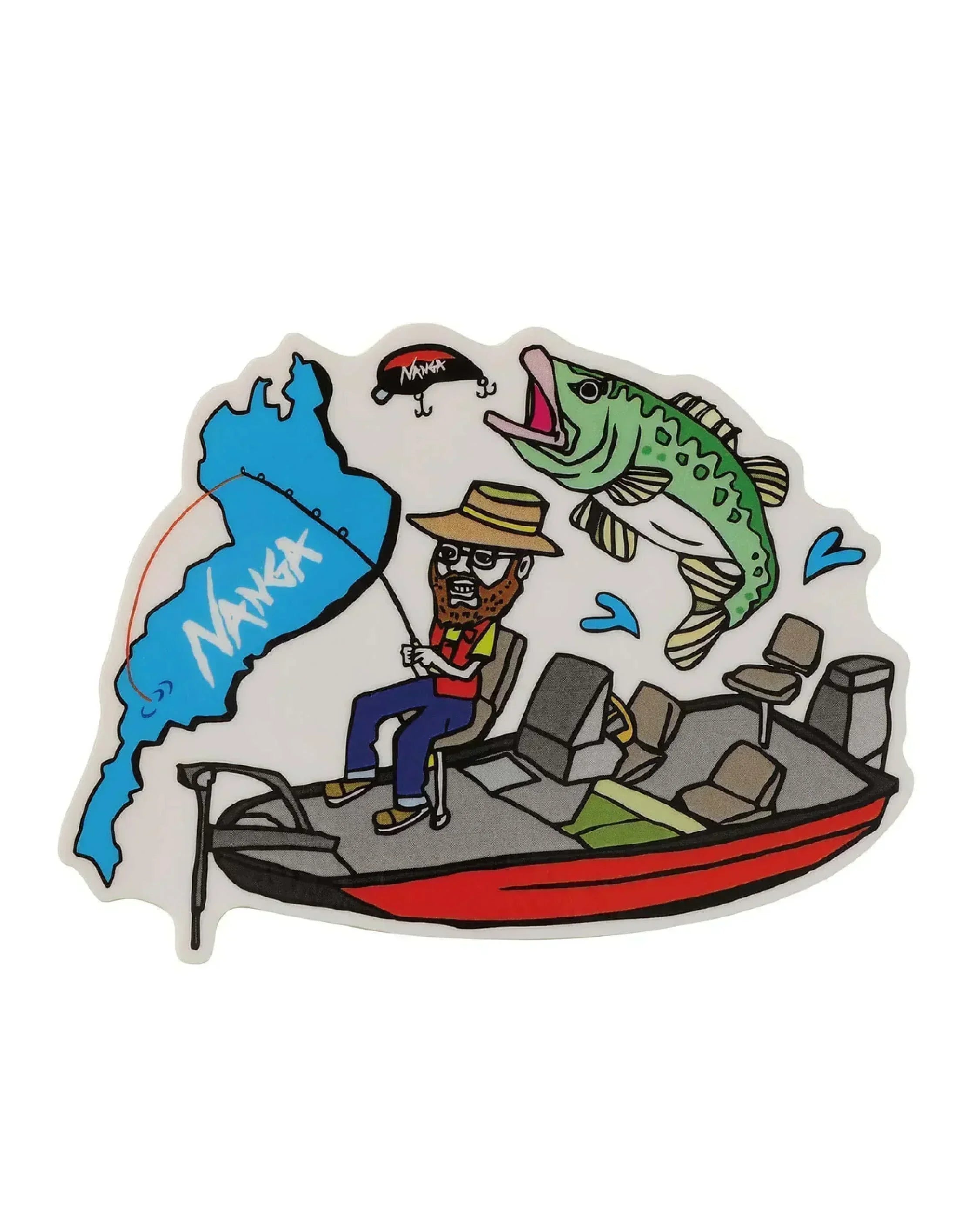 Nanga × Ushioda Hiroaki Sticker - Wild Camping