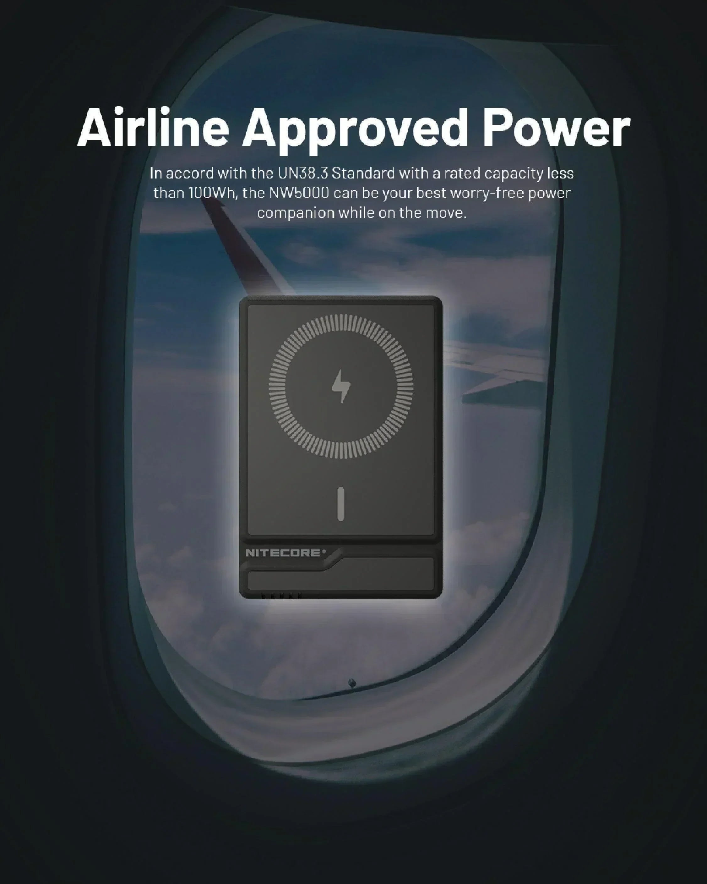 Nitecore NW5000 Magnetic Wireless Power Bank - Wild Camping