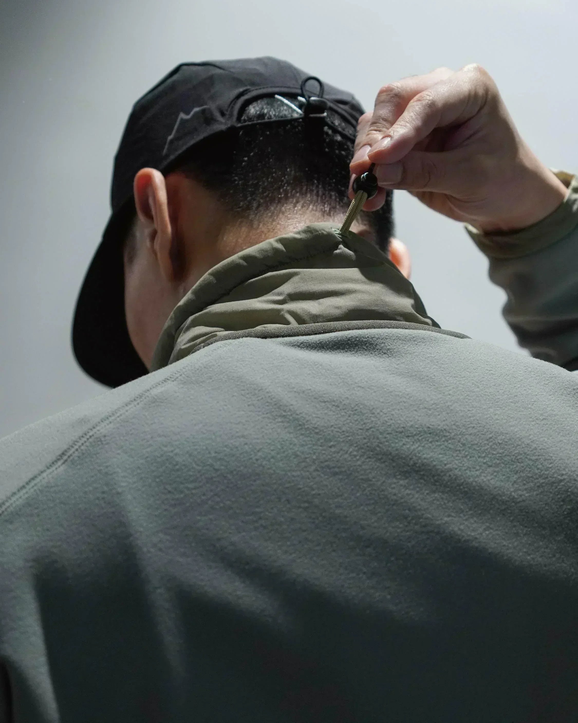 JUGEM Nylon Fleece Combi Anorak / Sage - Wild Camping