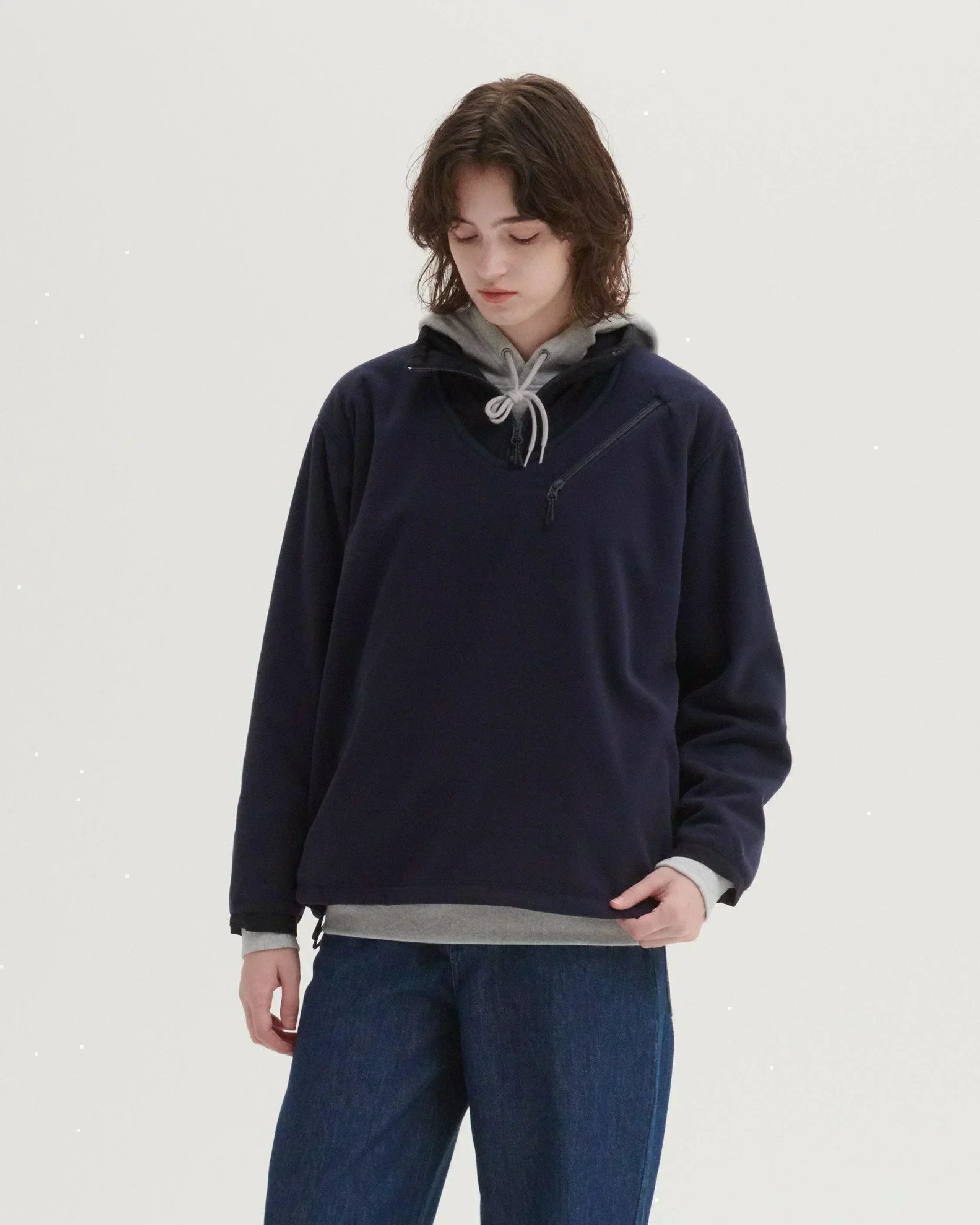 JUGEM Nylon Fleece Combi Anorak / Sage - Wild Camping