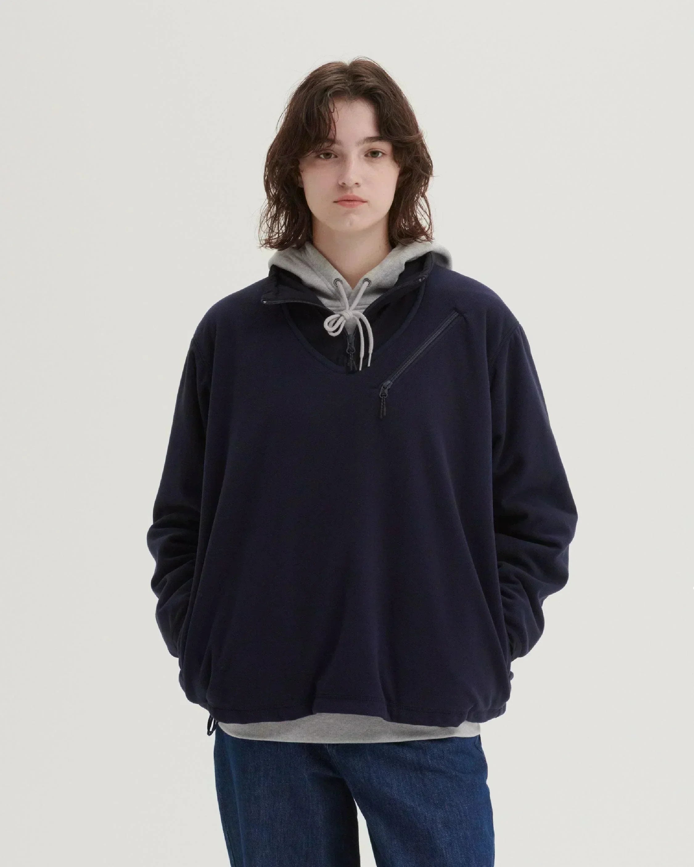 JUGEM Nylon Fleece Combi Anorak / Sage - Wild Camping