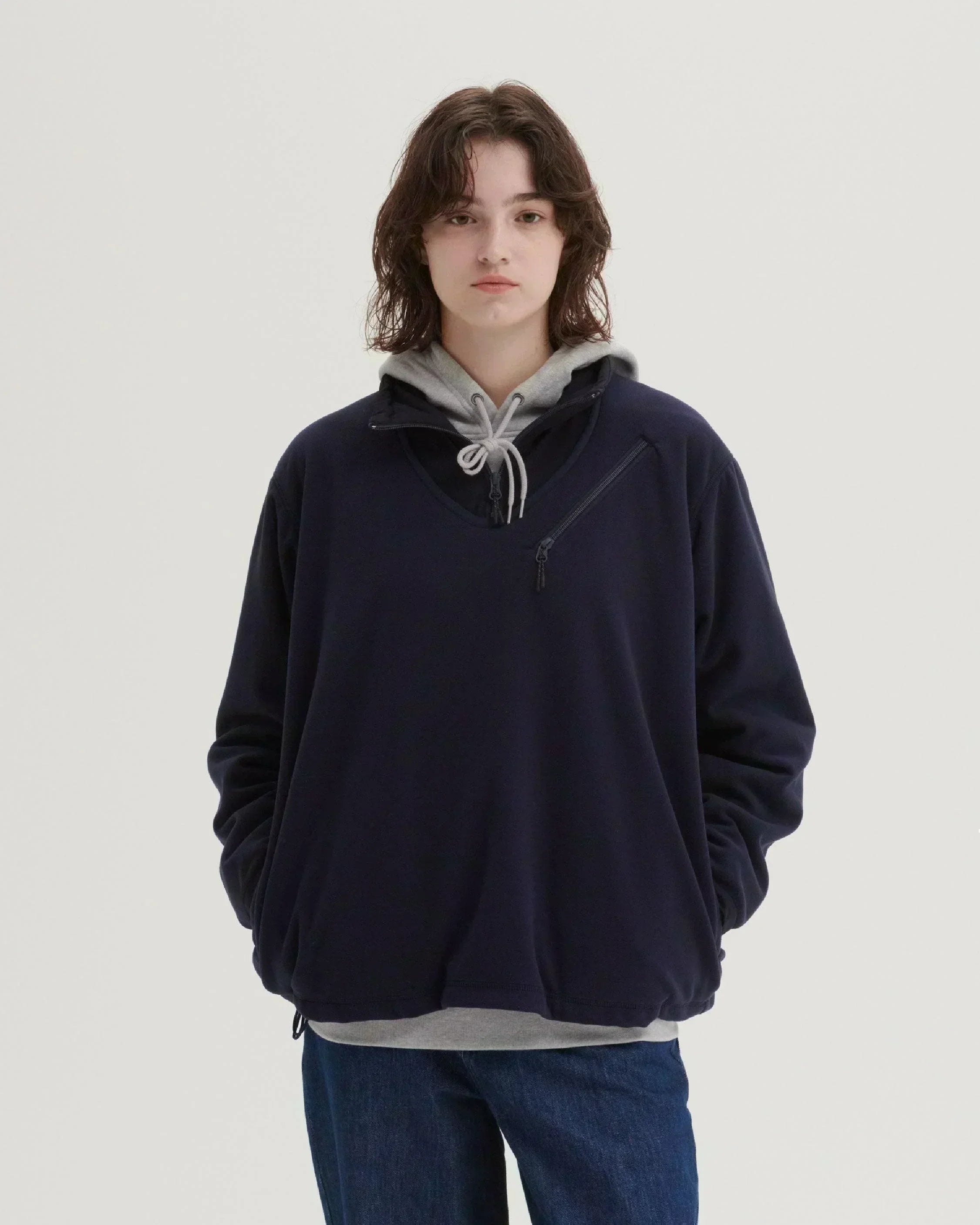 JUGEM Nylon Fleece Combi Anorak / Sage - Wild Camping