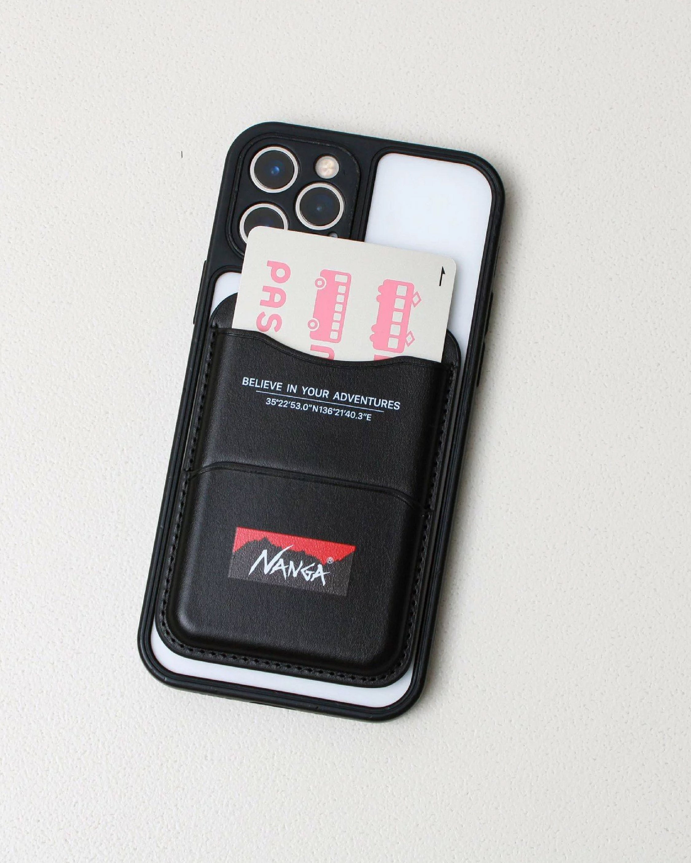 Nanga x iFace Logo Card Wallet - Wild Camping