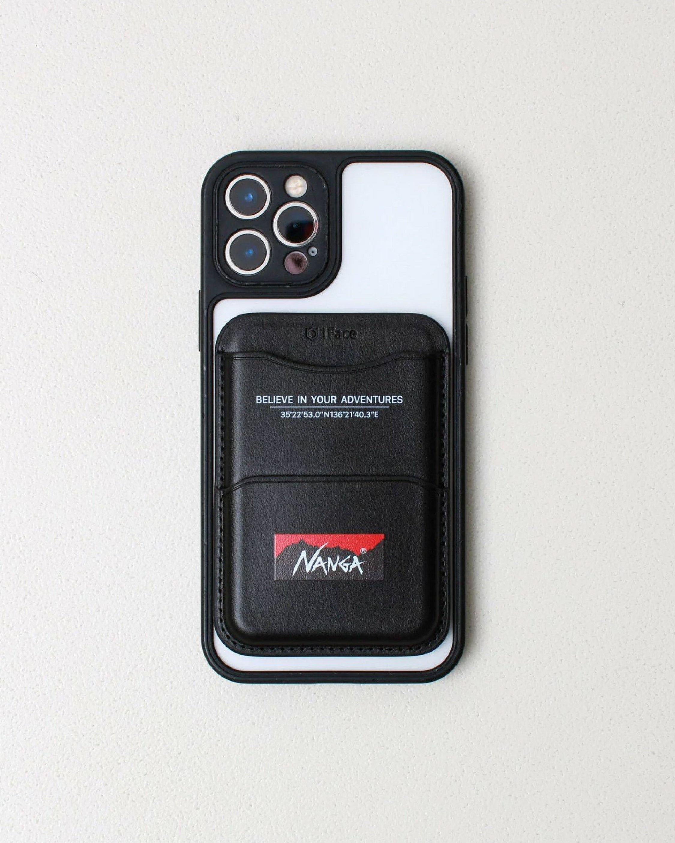 Nanga x iFace Logo Card Wallet - Wild Camping