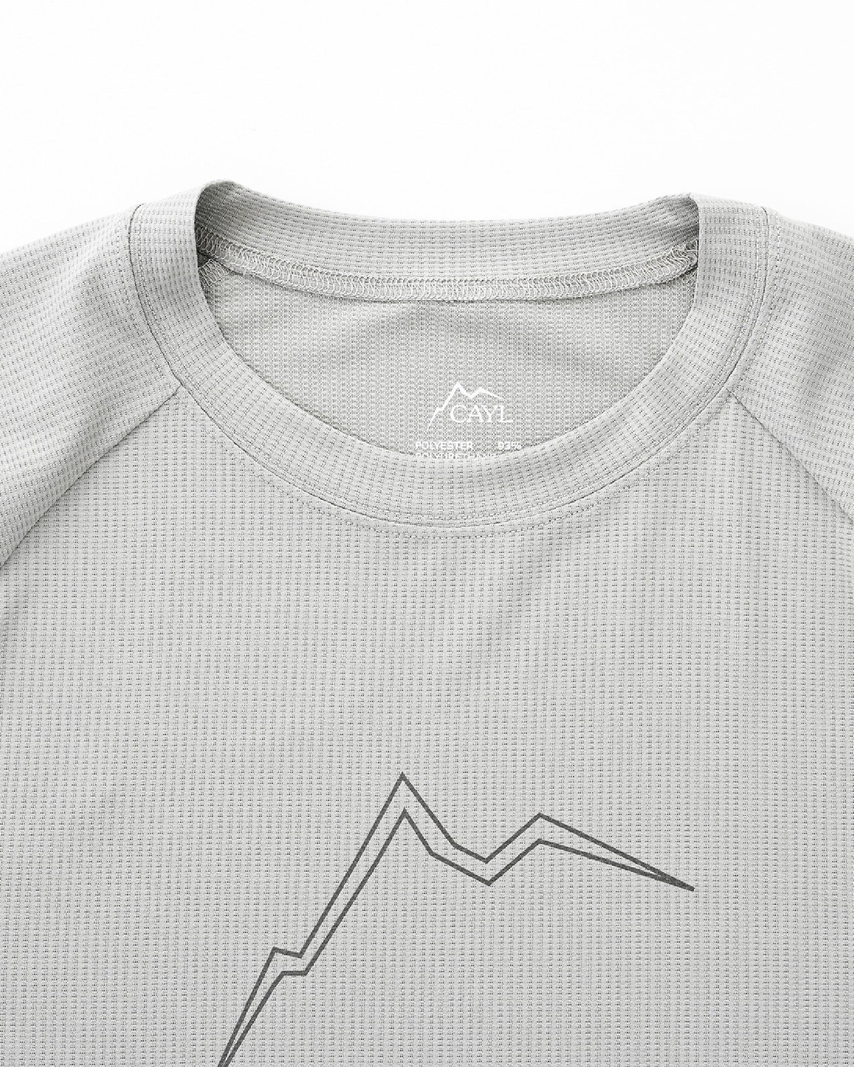 CAYL Reflect Logo Air Short Sleeve / Light Grey - Wild Camping