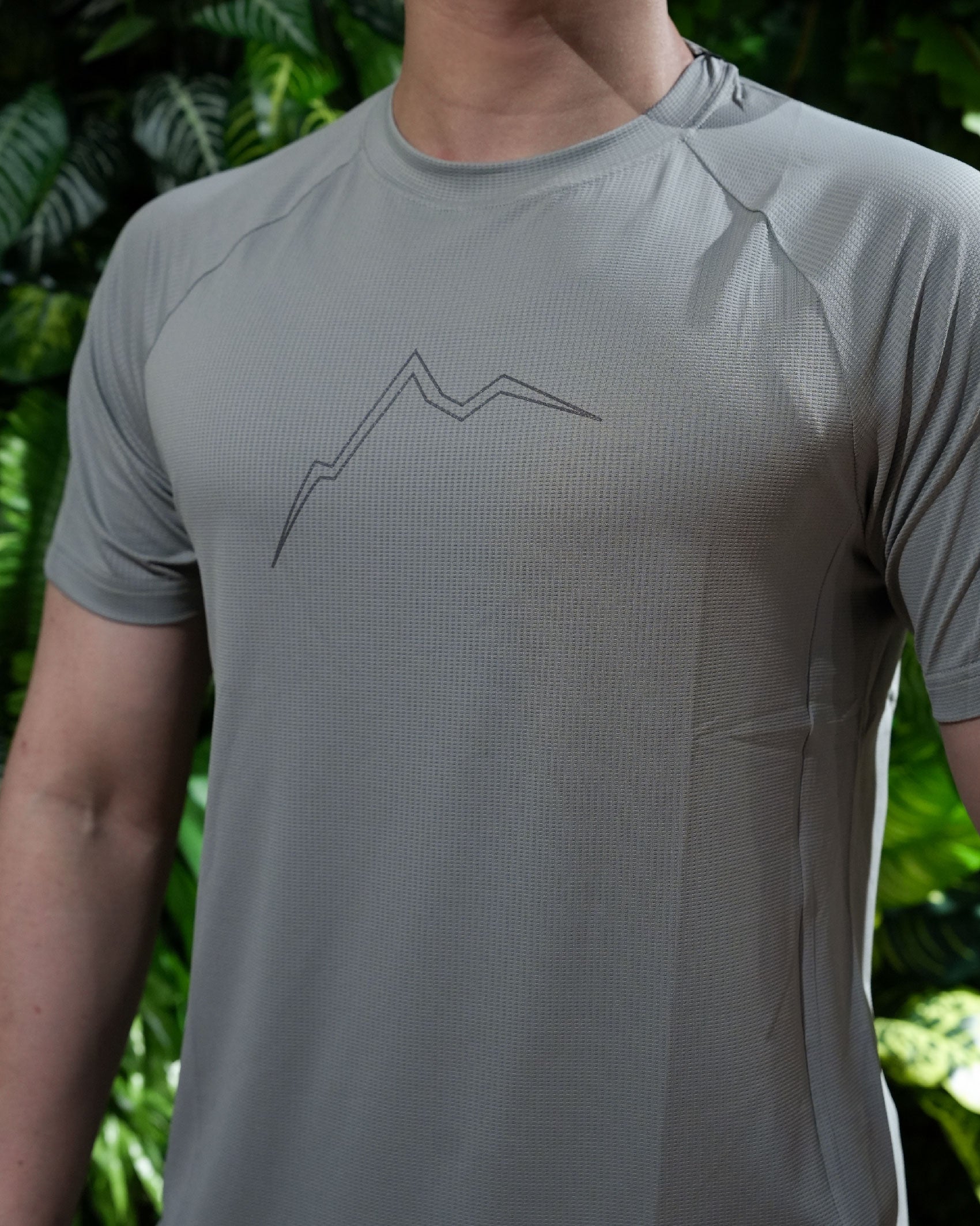 CAYL Reflect Logo Air Short Sleeve / Light Grey - Wild Camping
