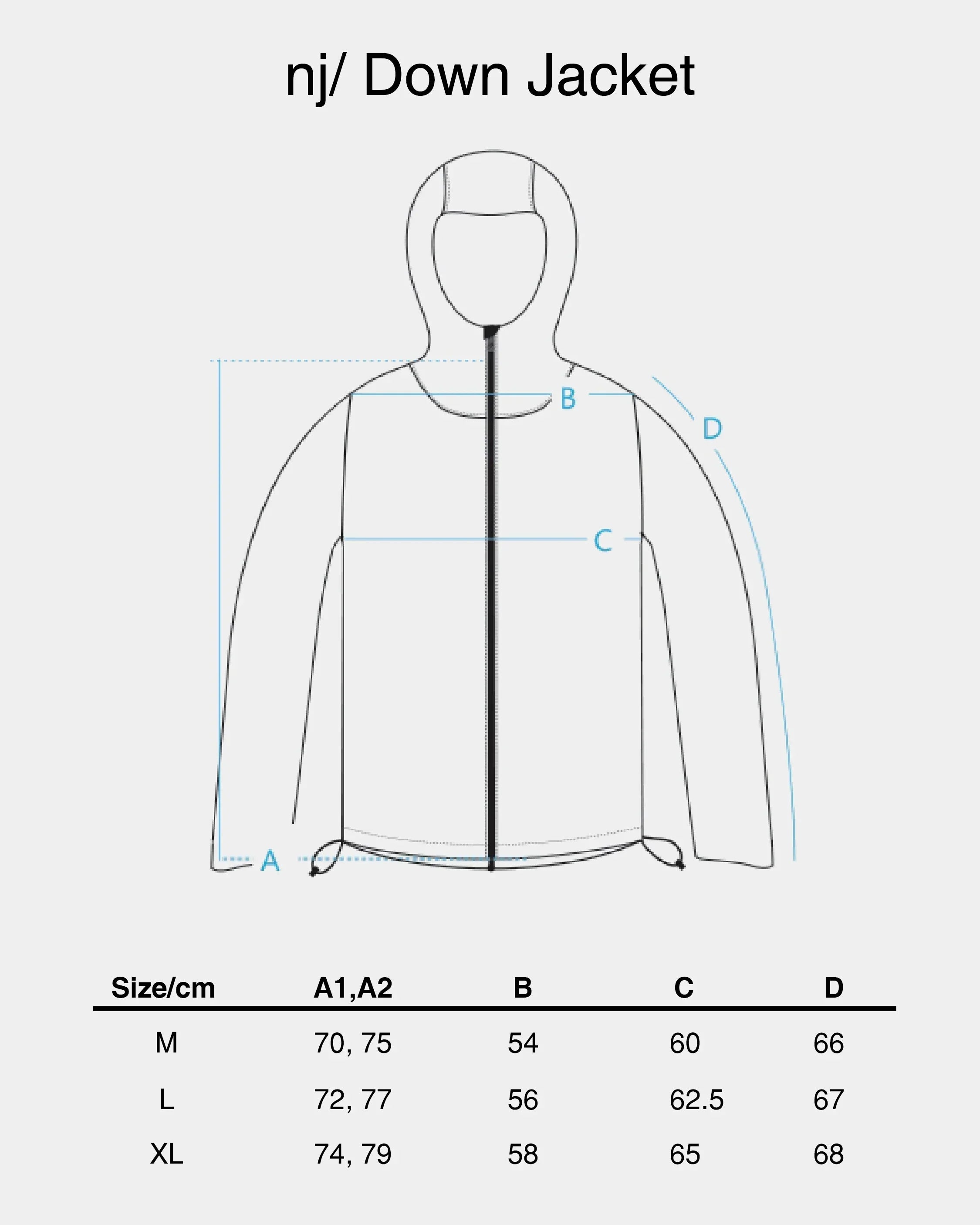 CAYL nj/ Down Jacket / Grey