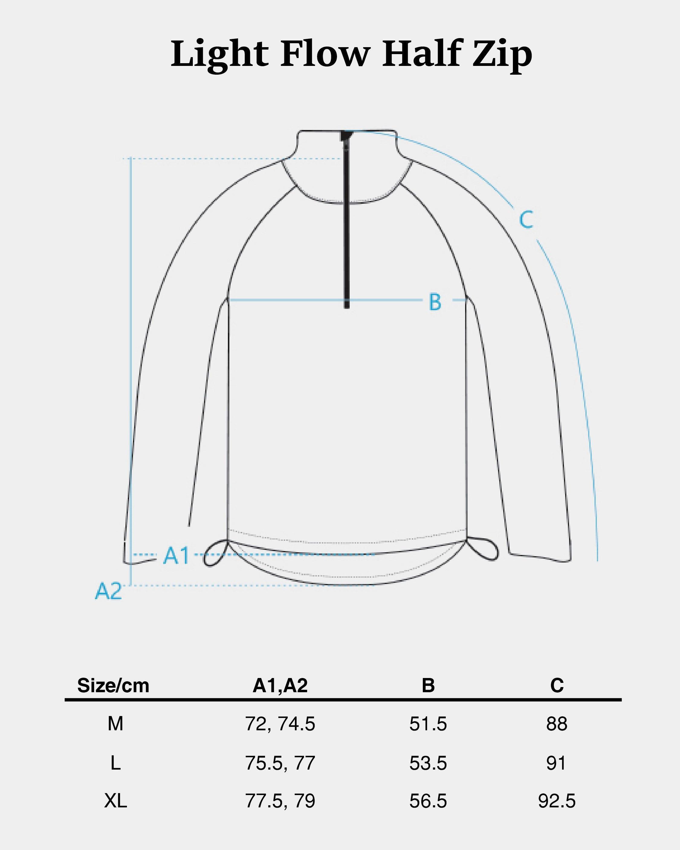 CAYL Light Flow Half Zip / Black
