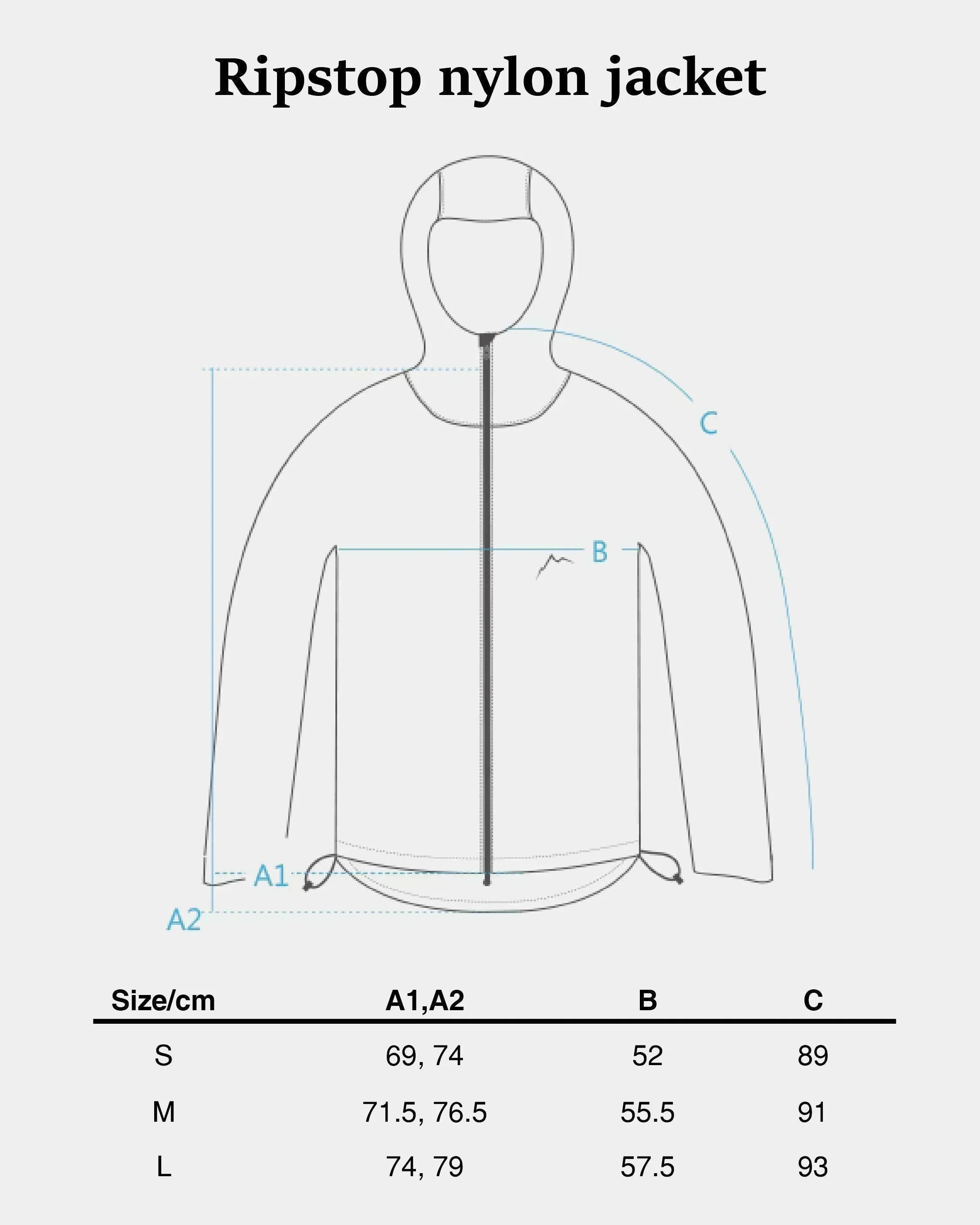 CAYL Ripstop Nylon Jacket - Wild Camping