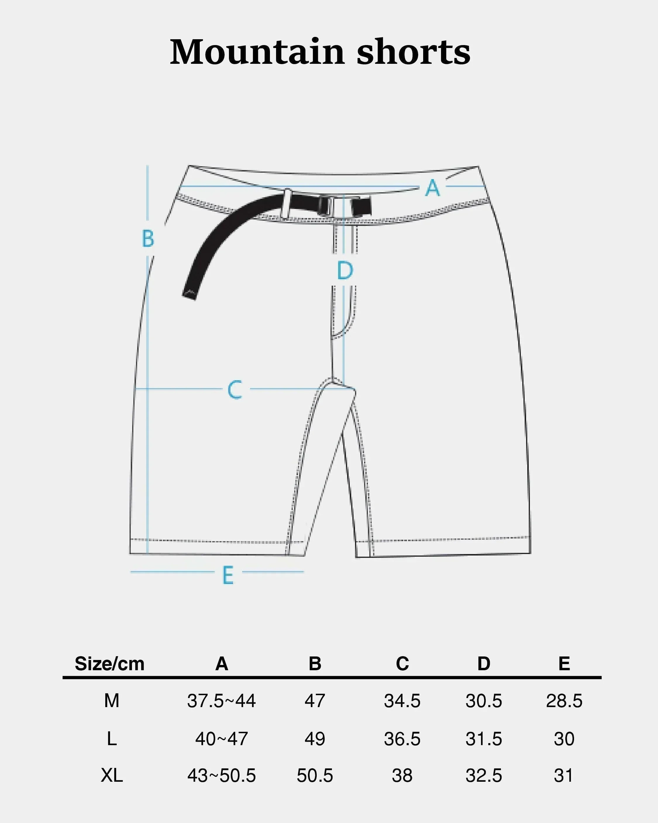 CAYL Mountain Shorts - Wild Camping