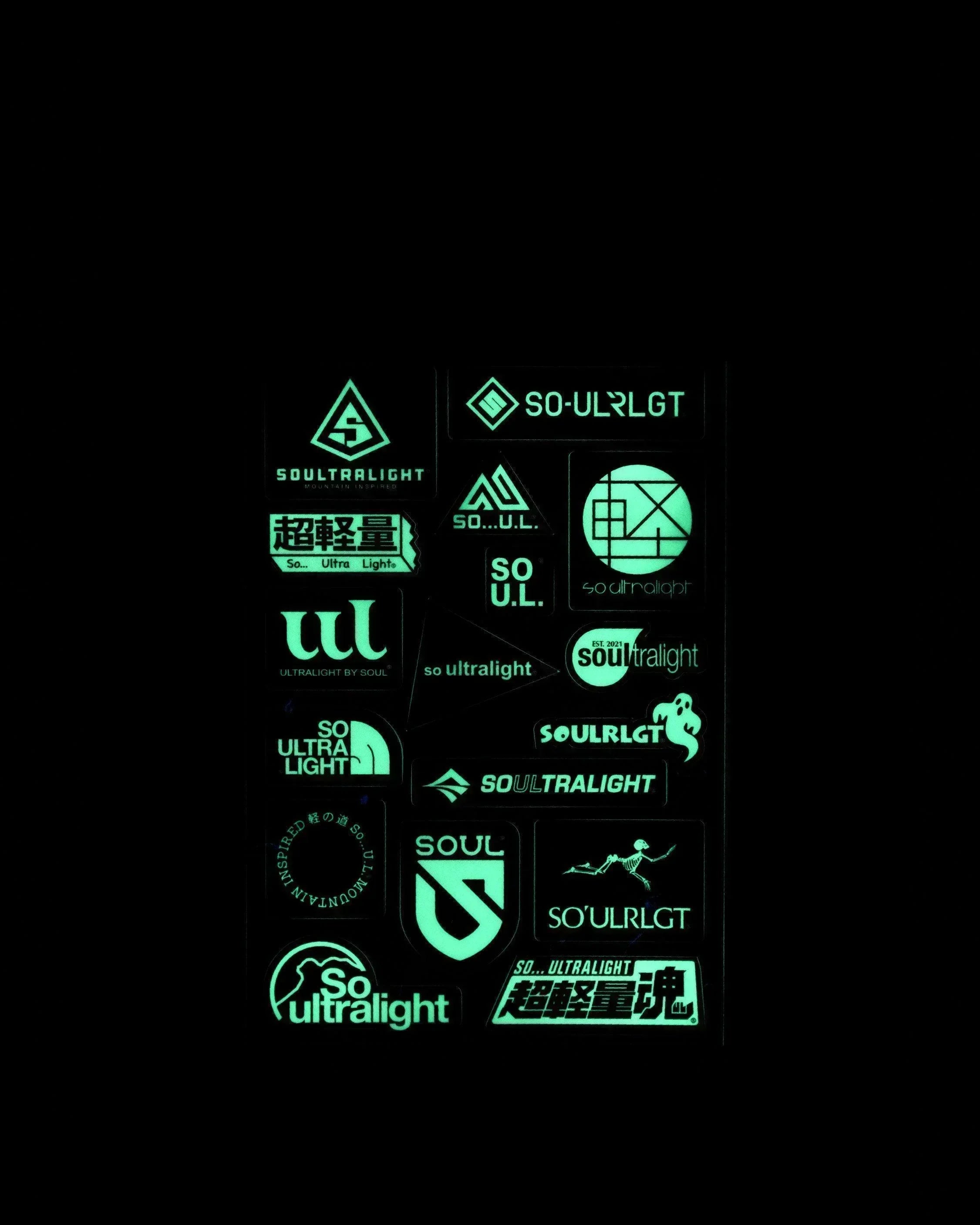 So…U.L. Backpacking Essentials Sticker / GITD - Wild Camping