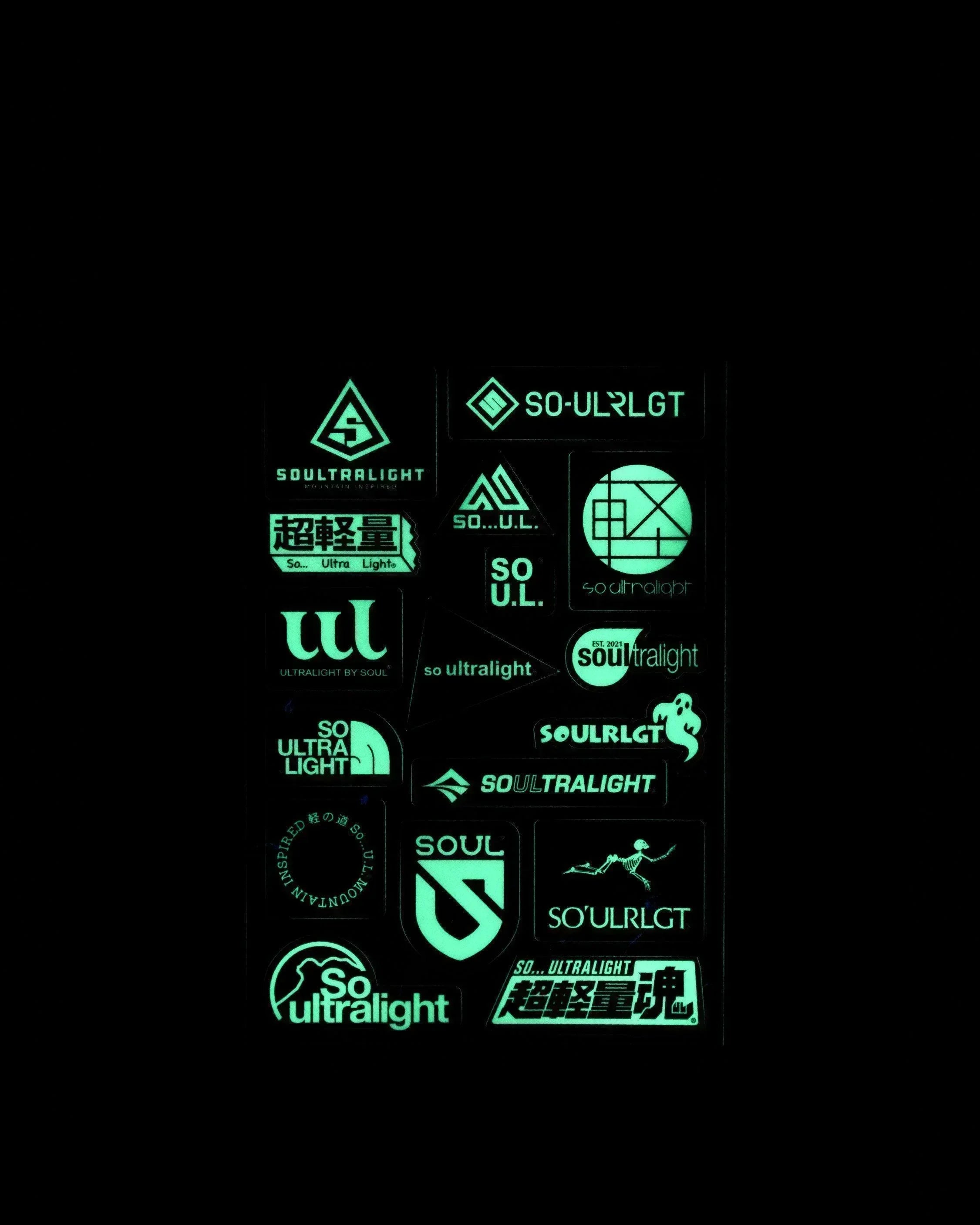 So…U.L. Backpacking Essentials Sticker / GITD - Wild Camping