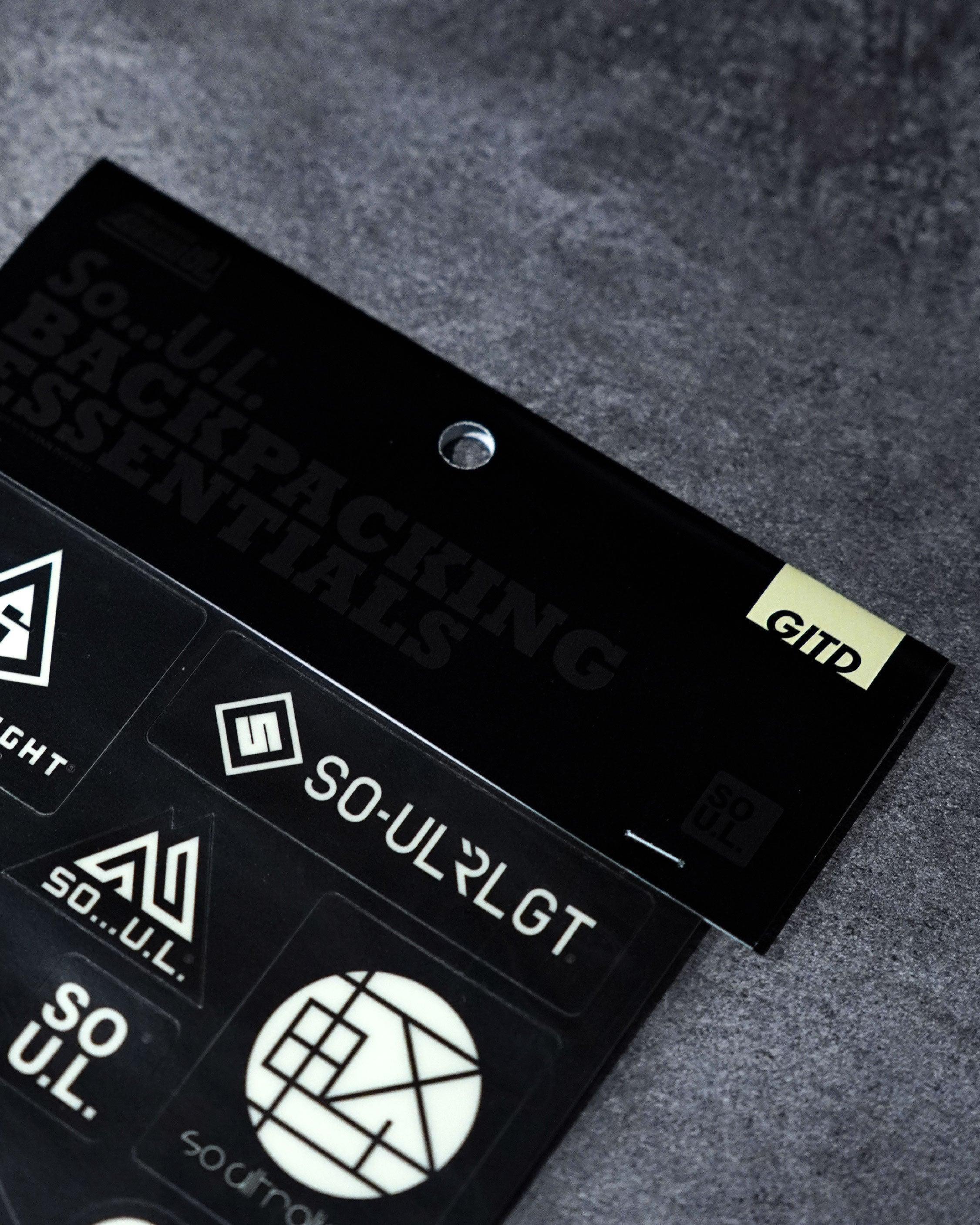 So…U.L. Backpacking Essentials Sticker / GITD - Wild Camping