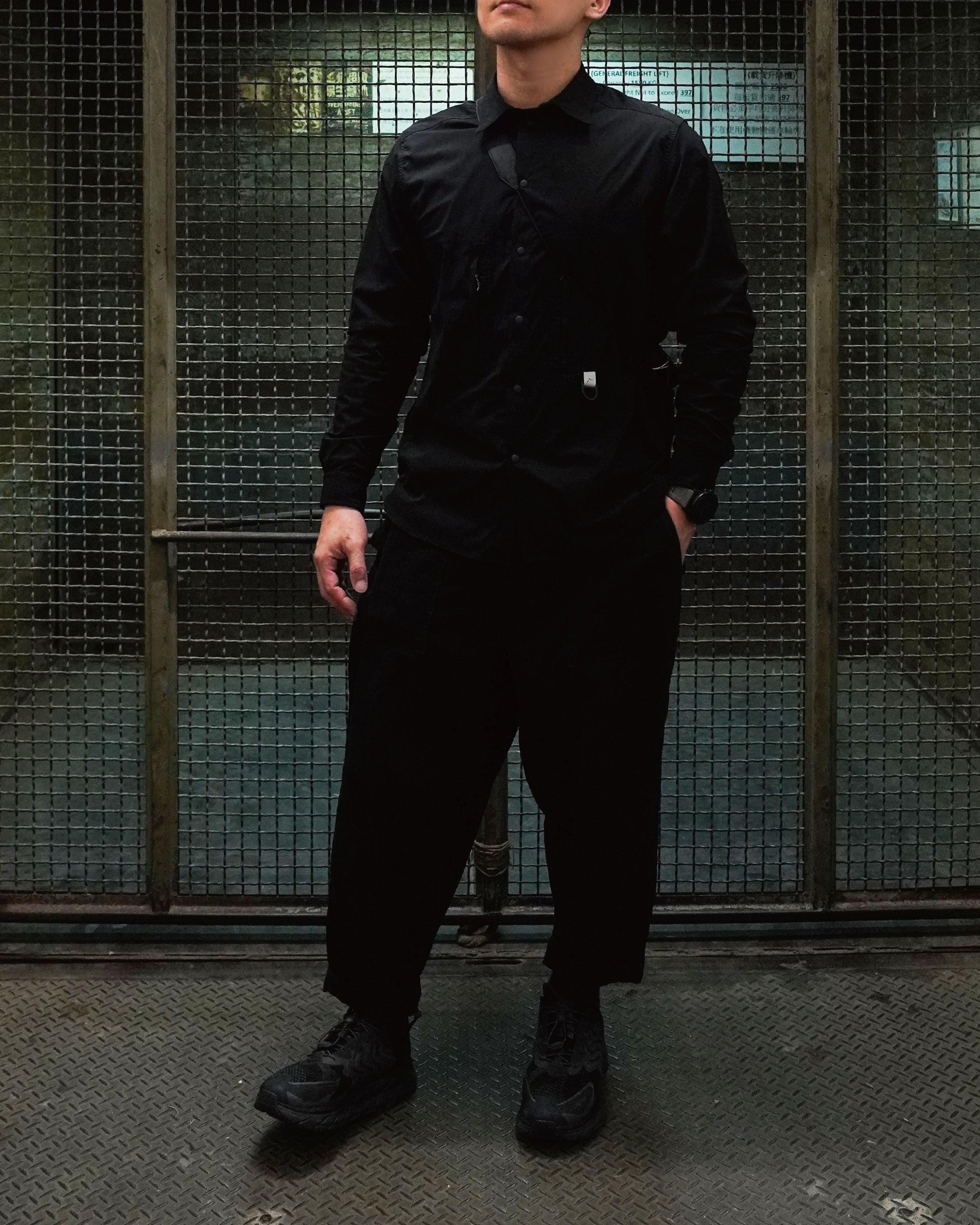 CAYL Stretch Nylon Hiker Shirts / Black