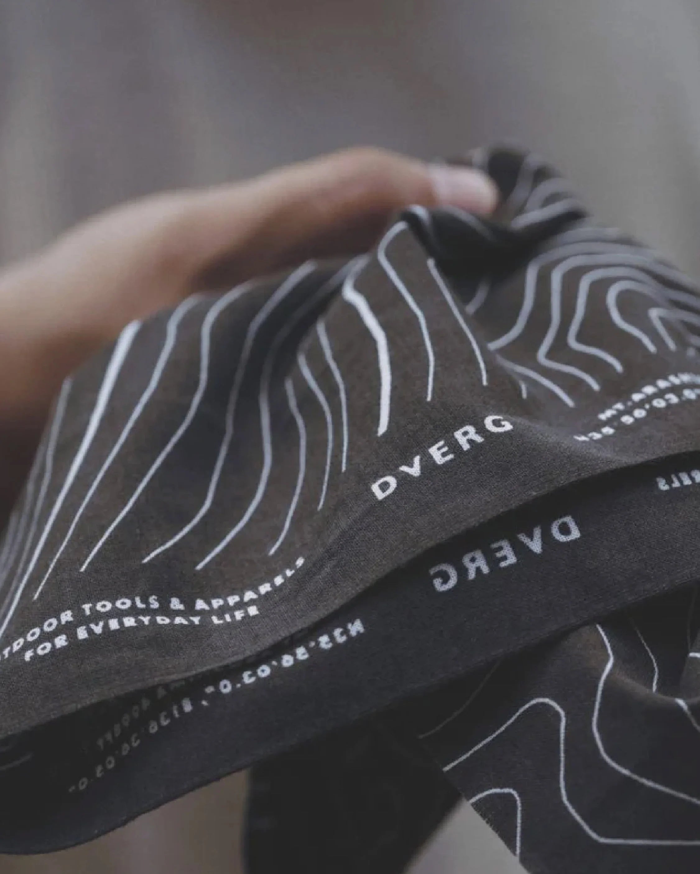 DVERG Topographic Tenugui