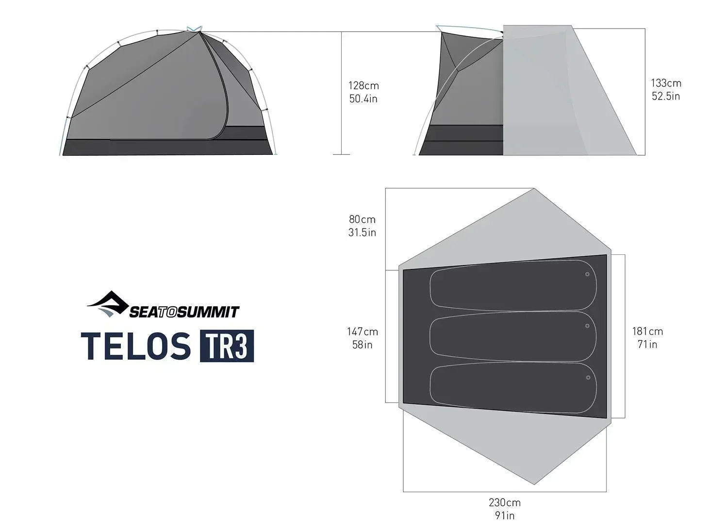 Sea To Summit Telos TR3 Tent - Wild Camping