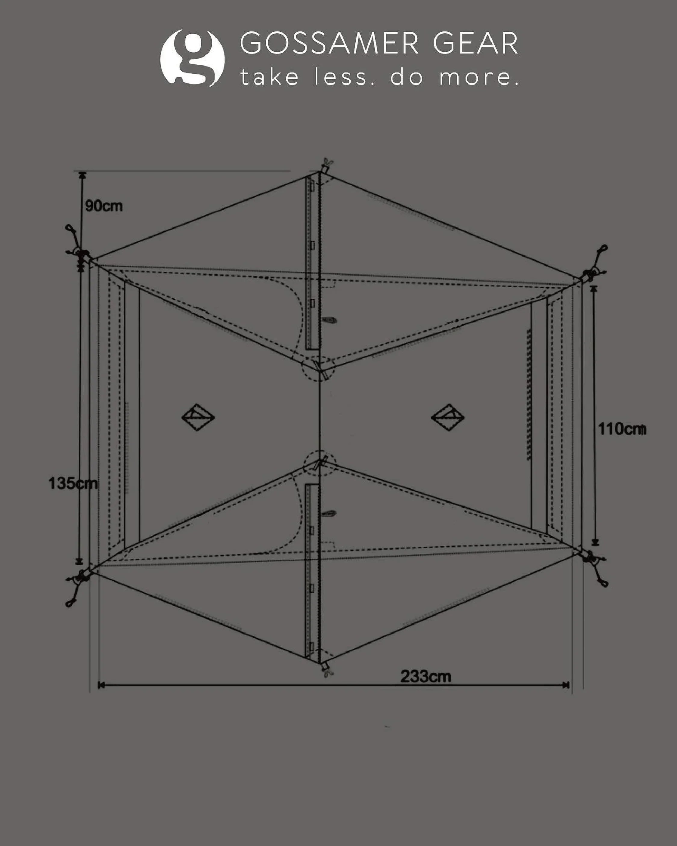 Gossamer Gear The Two Shelter / Combo Set