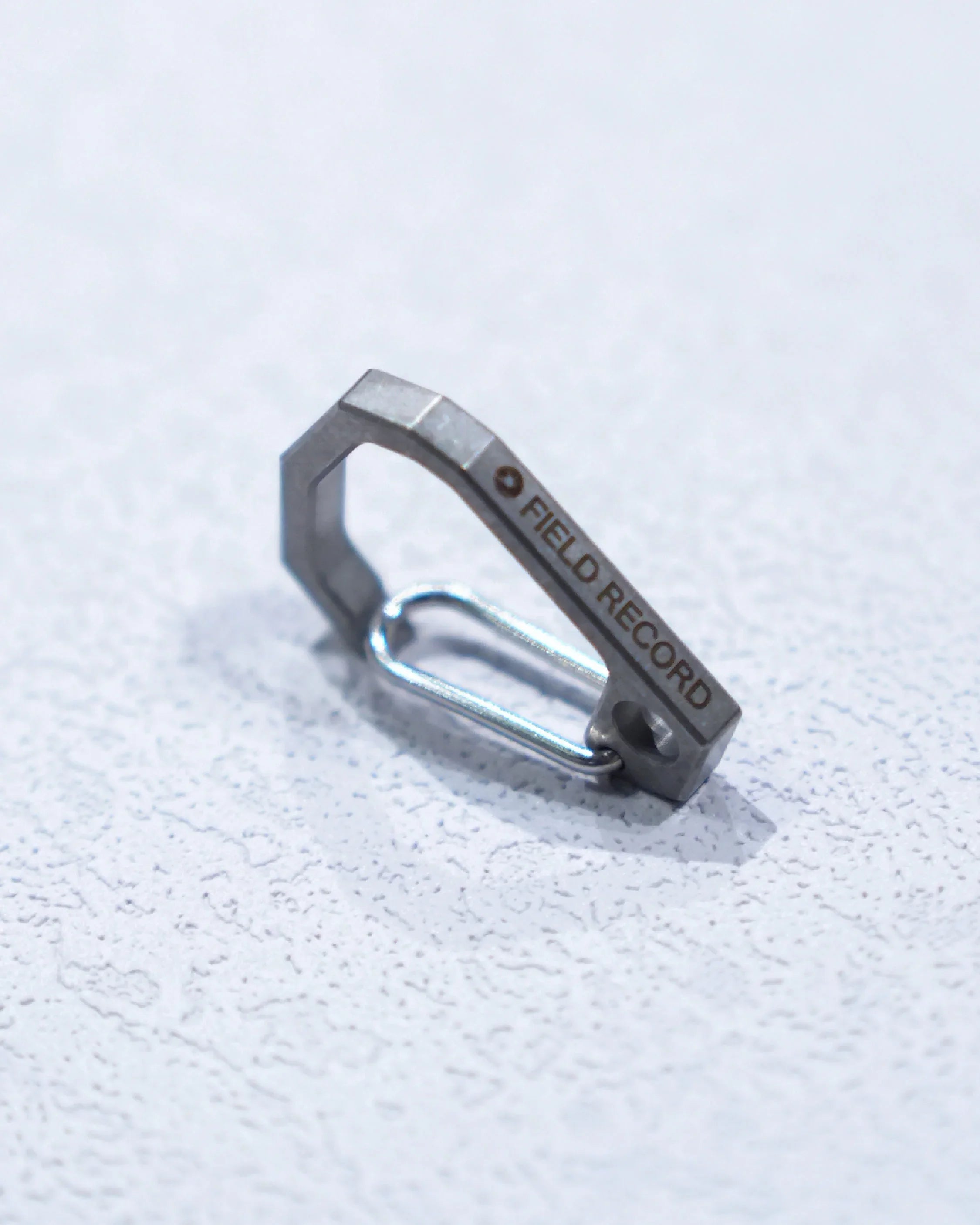 Field Record Titanium Carabiner Clip