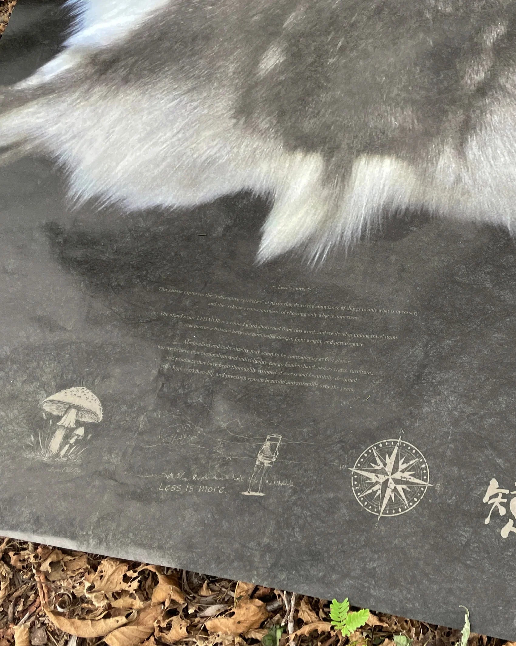 LEISMOR Tyvek® GROUND SHEET "LAID BACK JOURNEY"