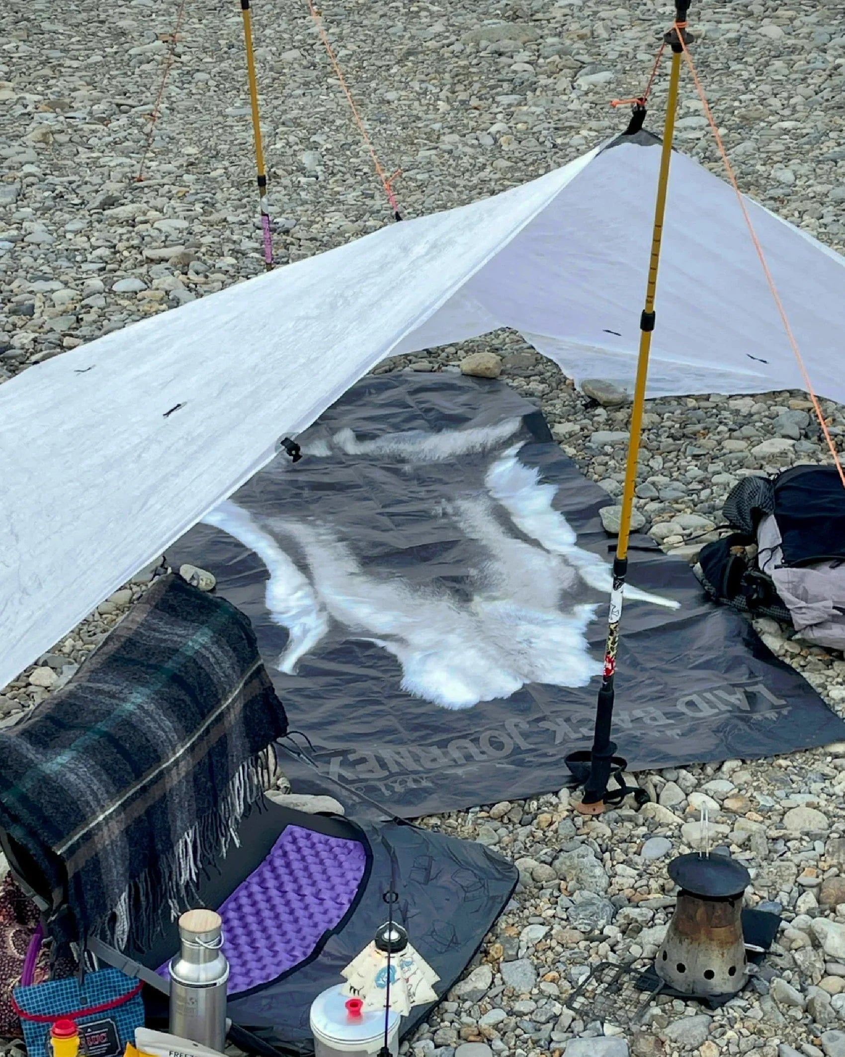 LEISMOR Tyvek® GROUND SHEET "LAID BACK JOURNEY"