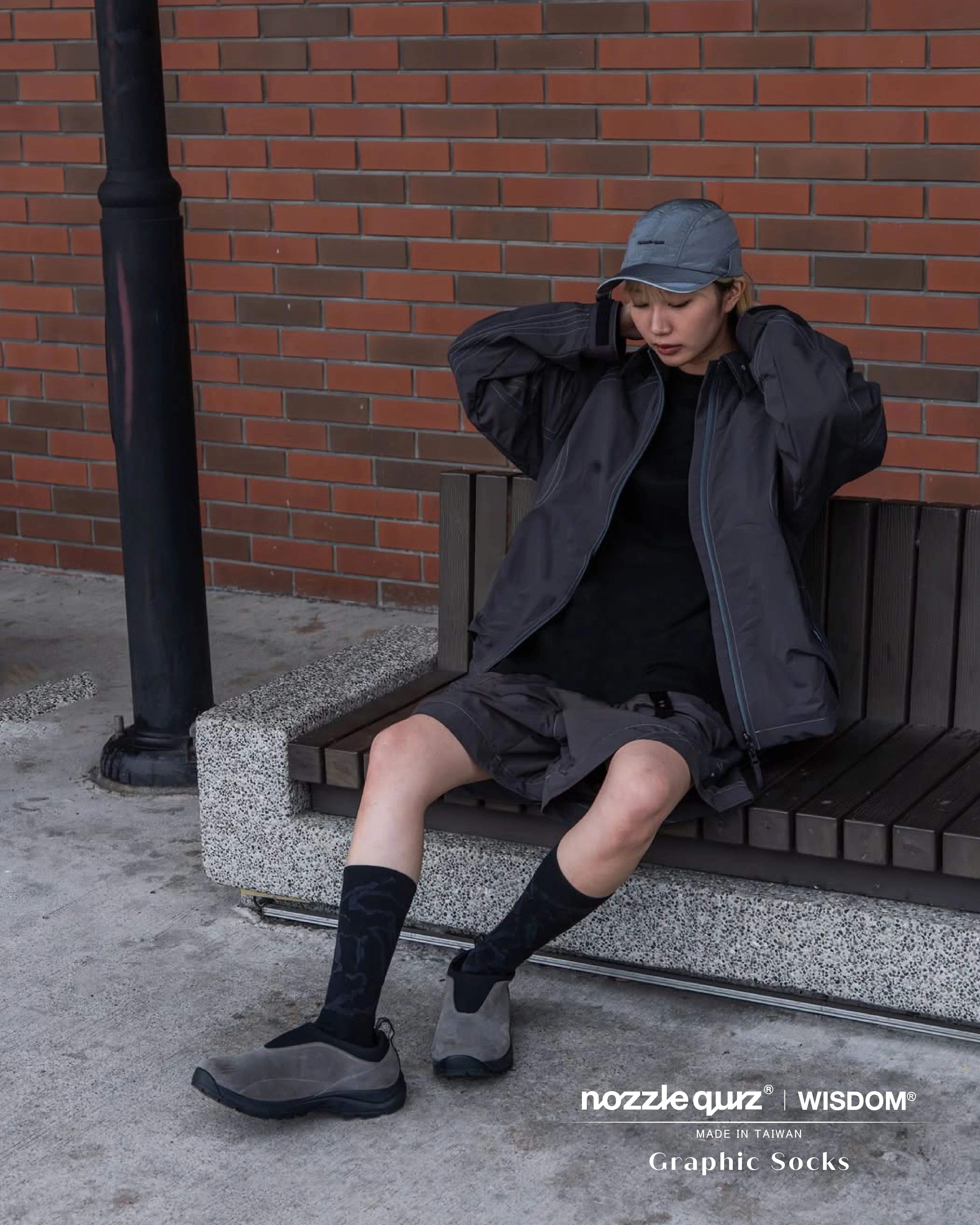 nozzle quiz x WISDOM® Graphic Socks