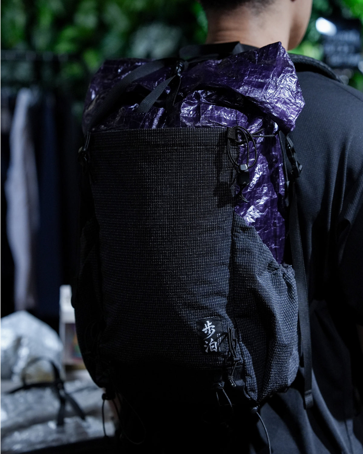 步く泊まる ARUKUTOMARU O.N.I.P.A.C.K 25 / Purple - Wild Camping
