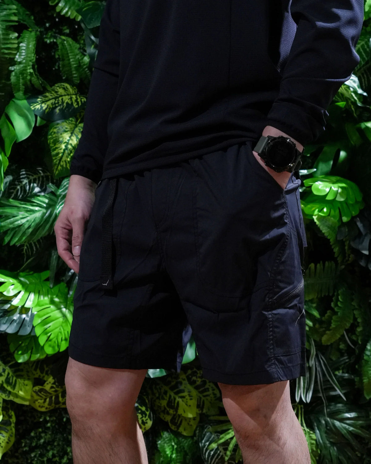 CAYL 6 Pocket Hiking Shorts / Black - Wild Camping