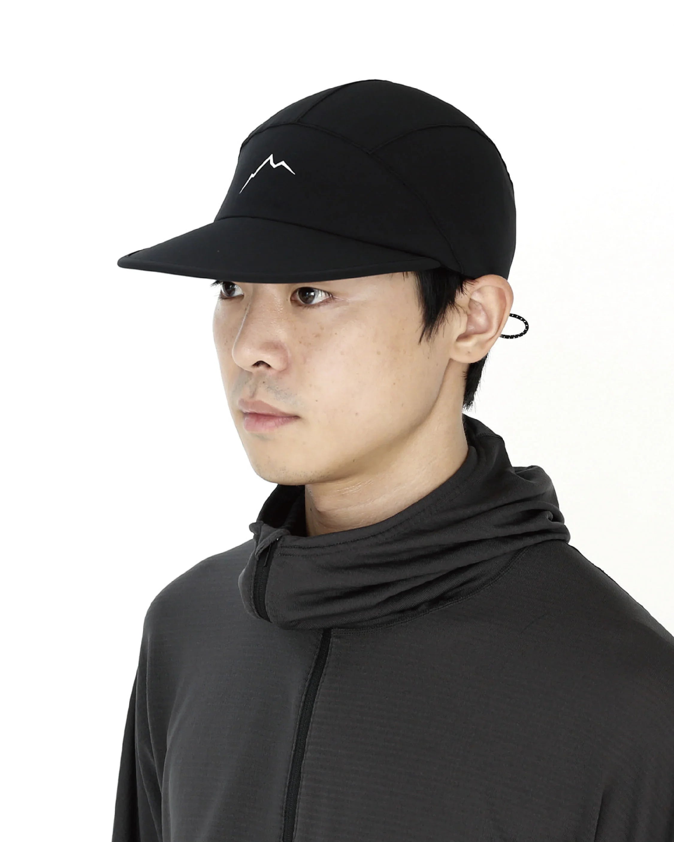 CAYL EQ 5 Panel Cap / Black - Wild Camping