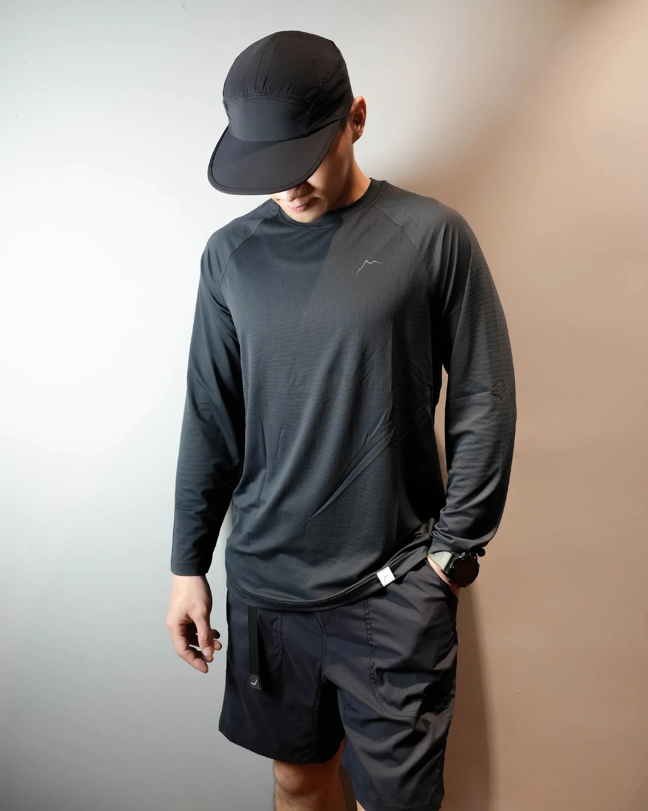 CAYL Logo Air Long Sleeve / Black - Wild Camping