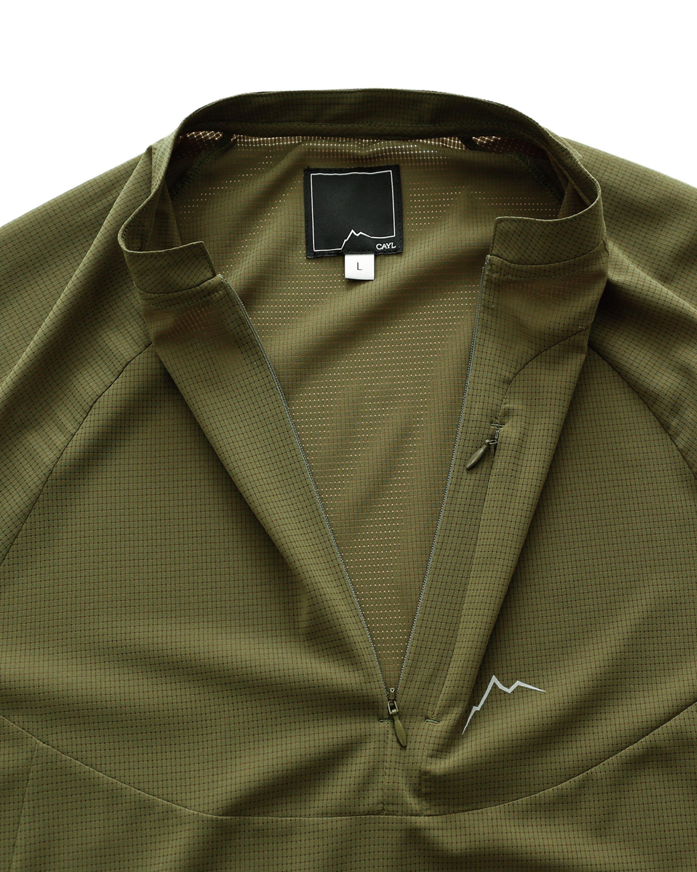 CAYL Light Flow Half Zip / Brown Khaki - Wild Camping