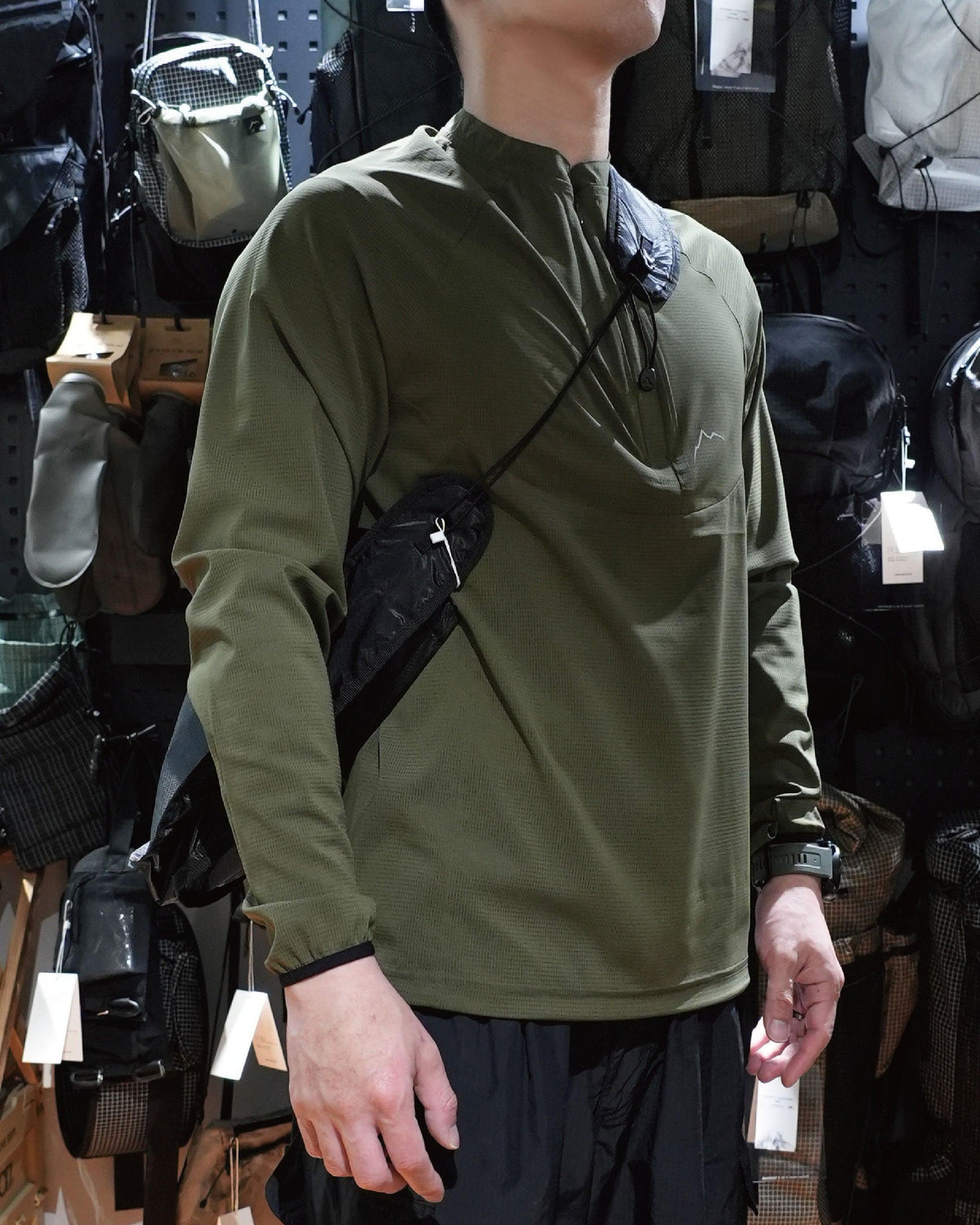 CAYL Light Flow Half Zip / Brown Khaki - Wild Camping