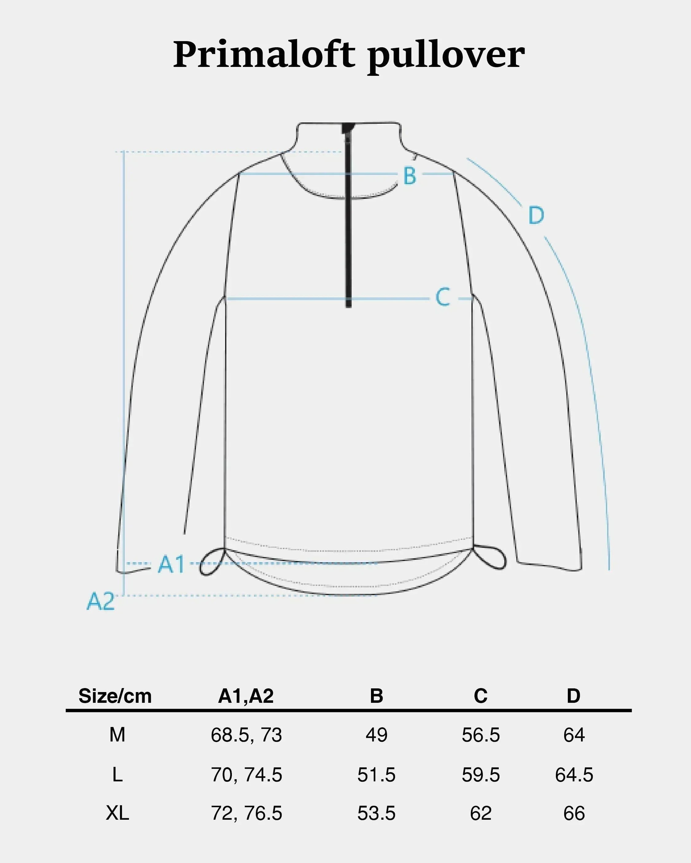 CAYL Primaloft Pullover / Grey - Wild Camping