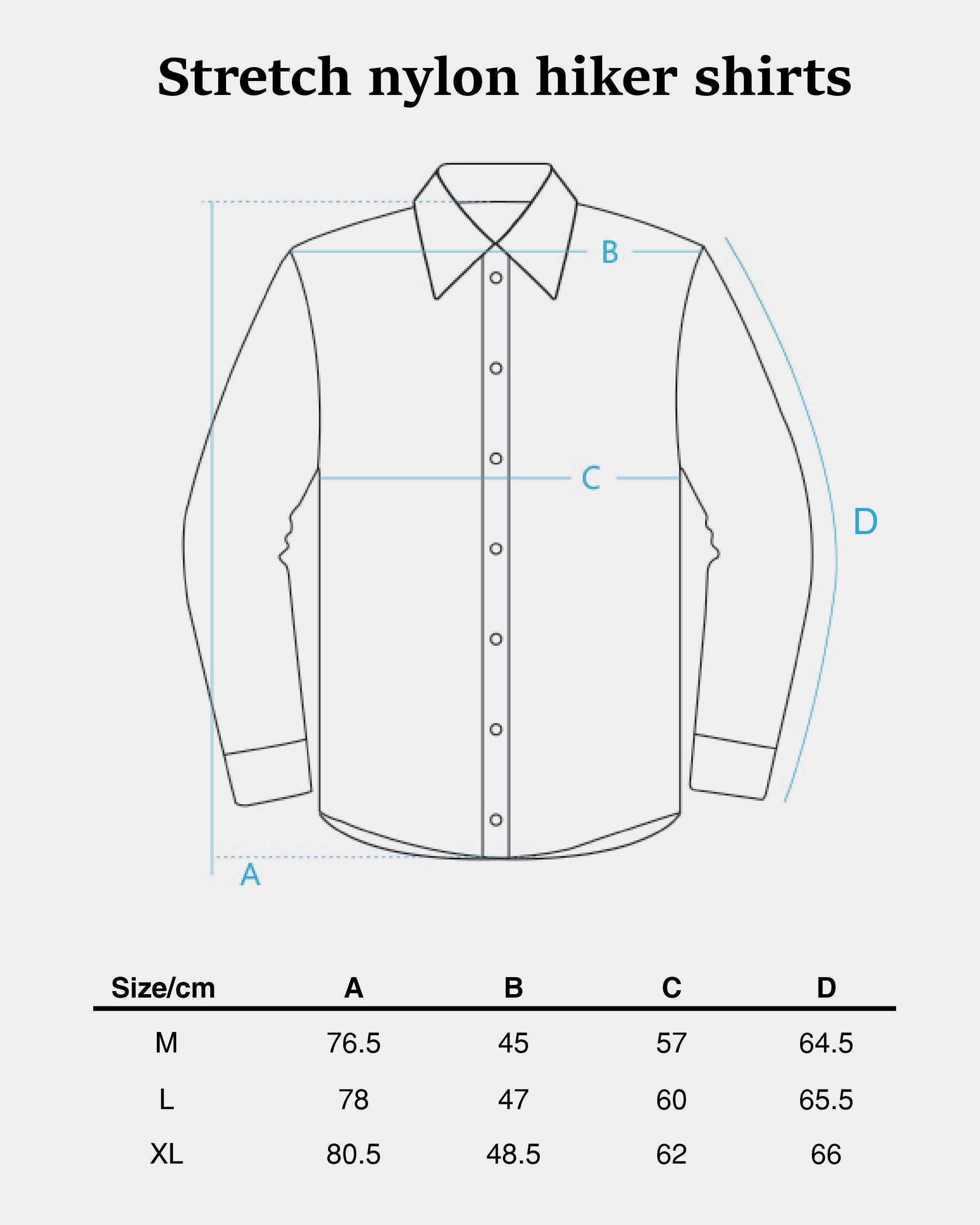 CAYL Stretch Nylon Hiker Shirts / Light Grey - Wild Camping