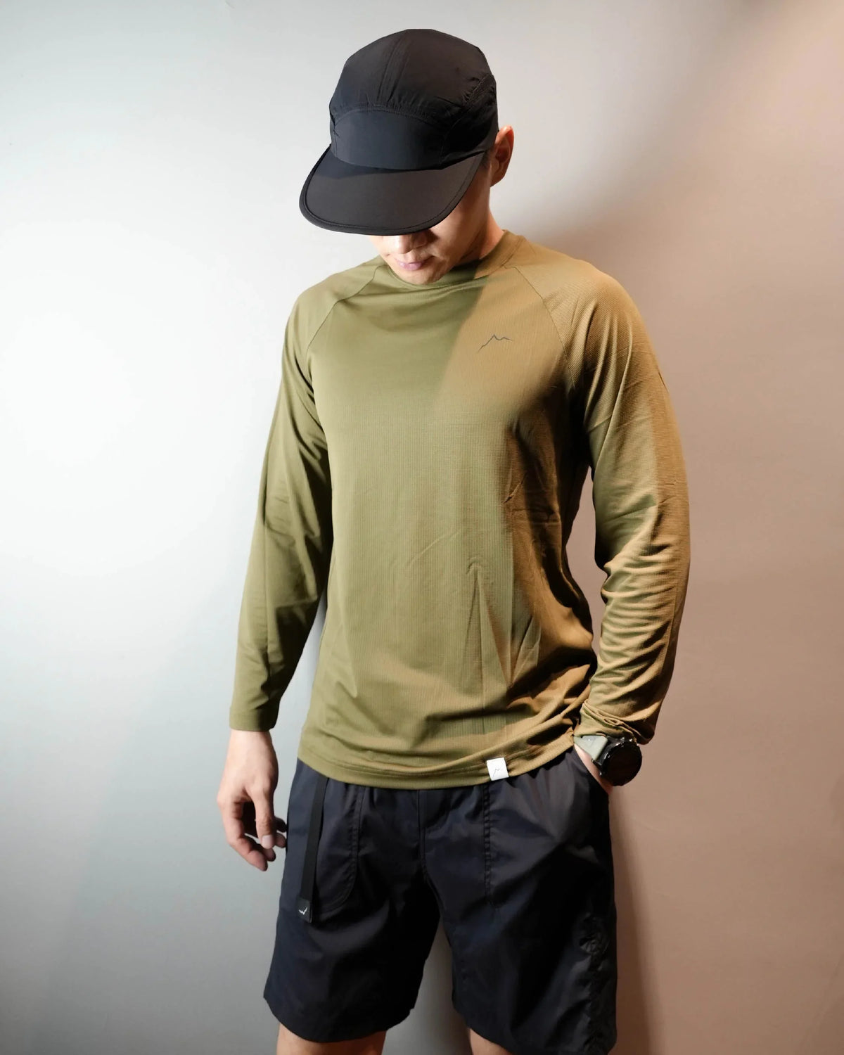 CAYL Logo Air Long Sleeve / Olive - Wild Camping