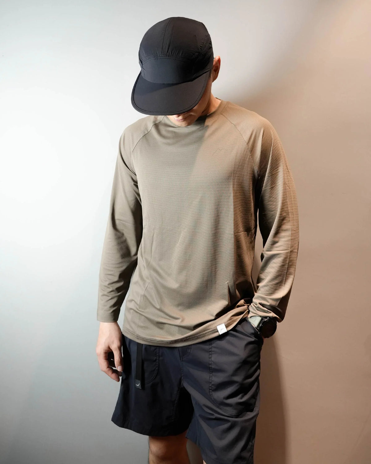 CAYL Logo Air Long Sleeve / Red Bean - Wild Camping