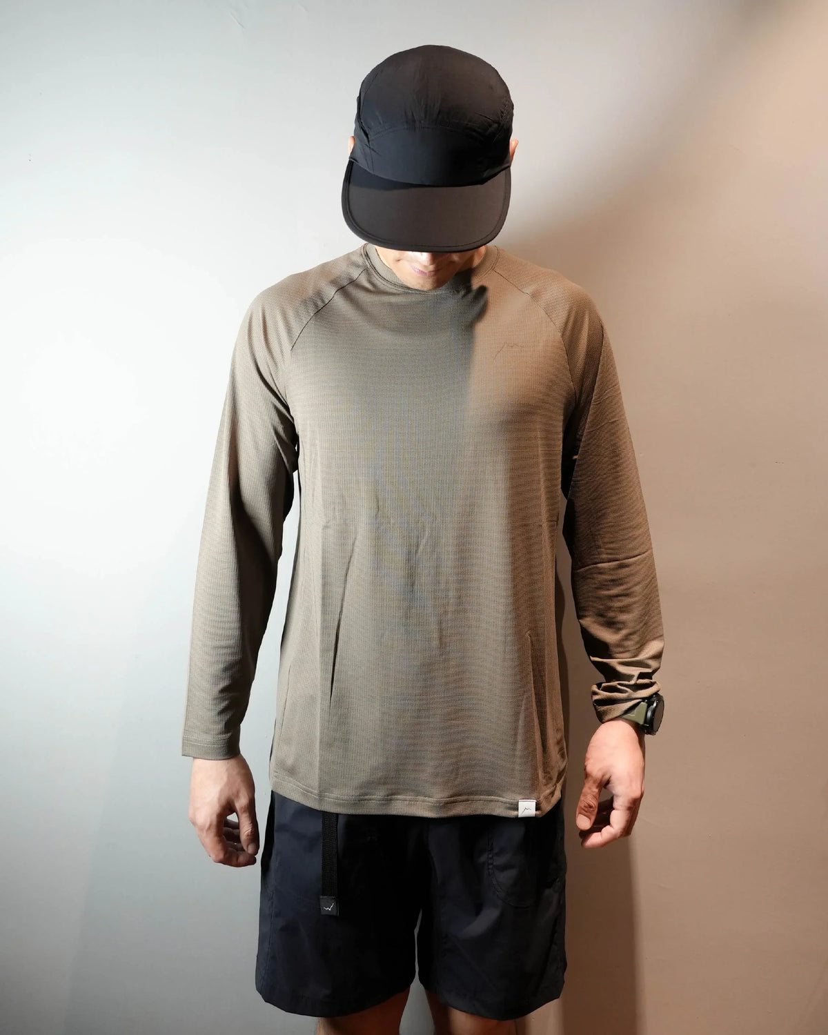 CAYL Logo Air Long Sleeve / Red Bean - Wild Camping