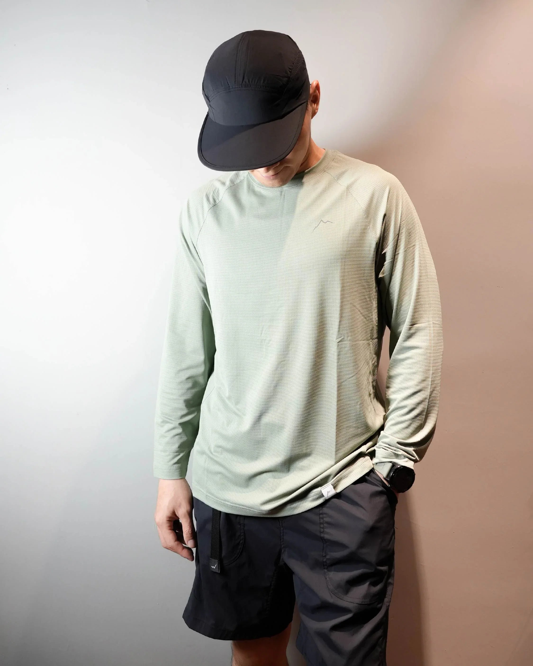 CAYL Logo Air Long Sleeve / Stone - Wild Camping
