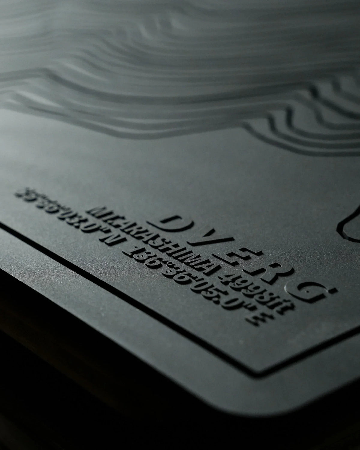 DVERG Topographic Bar Mat - Wild Camping