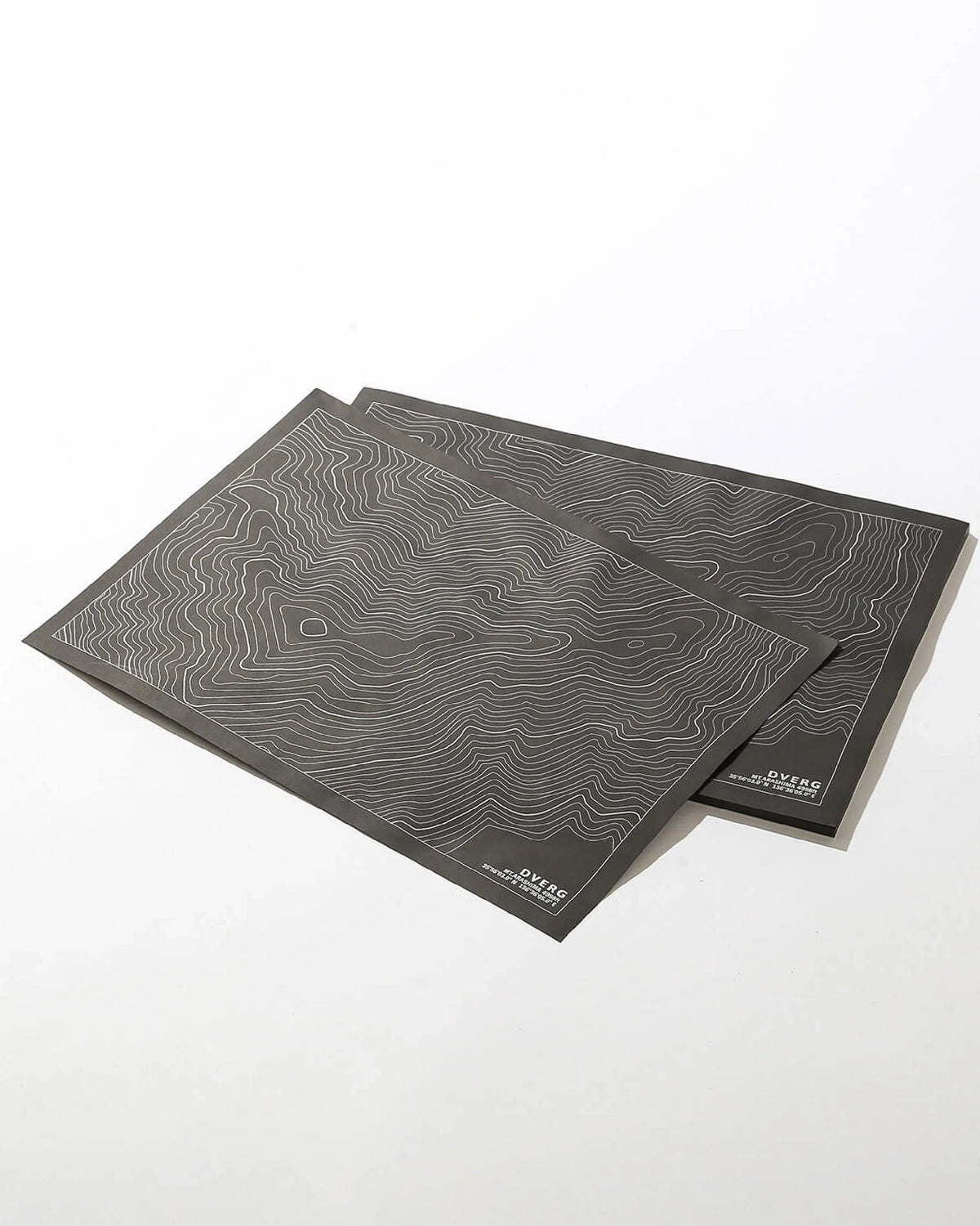 DVERG Topographic Paper Place Mat - Wild Camping