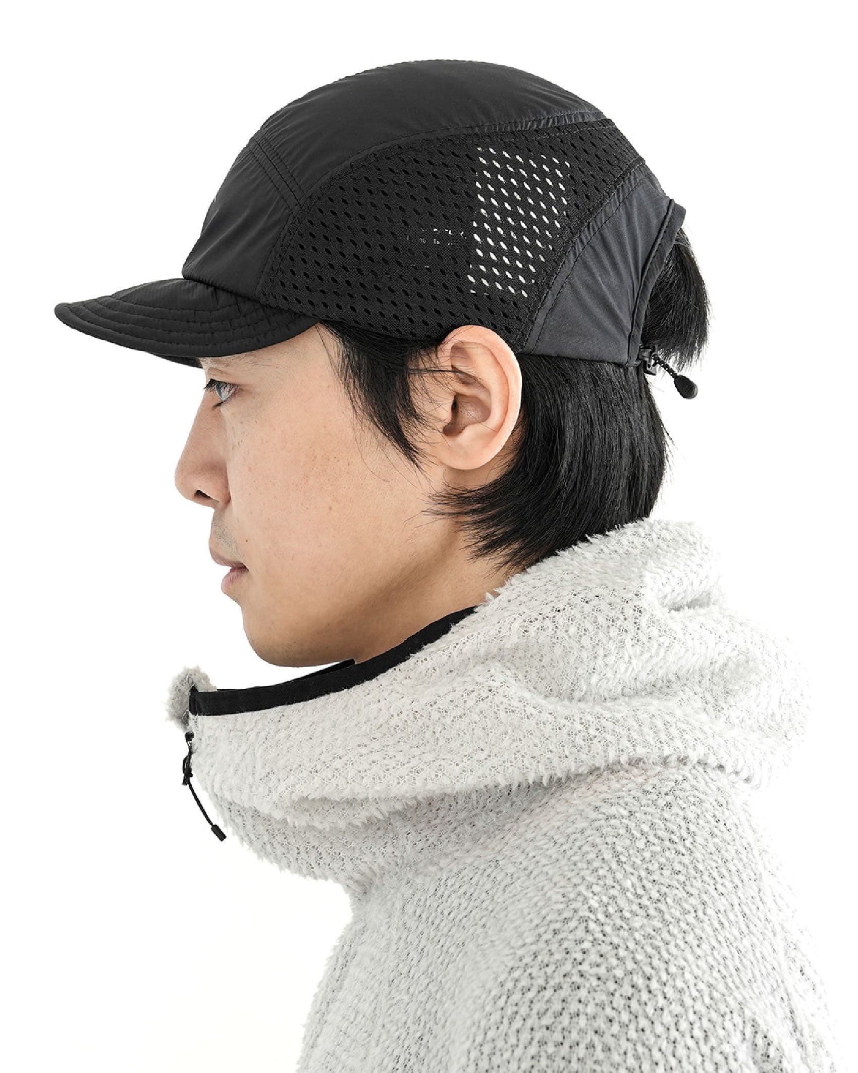 CAYL EQ Mesh Curve Cap / Black - Wild Camping