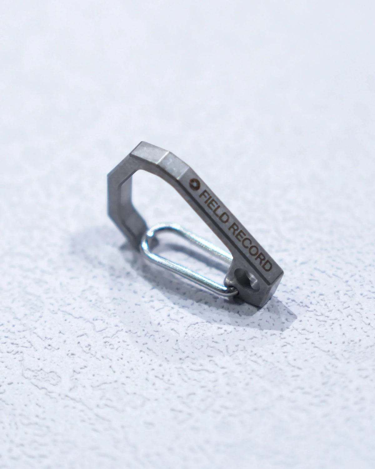 Field Record Titanium Carabiner Clip - Wild Camping