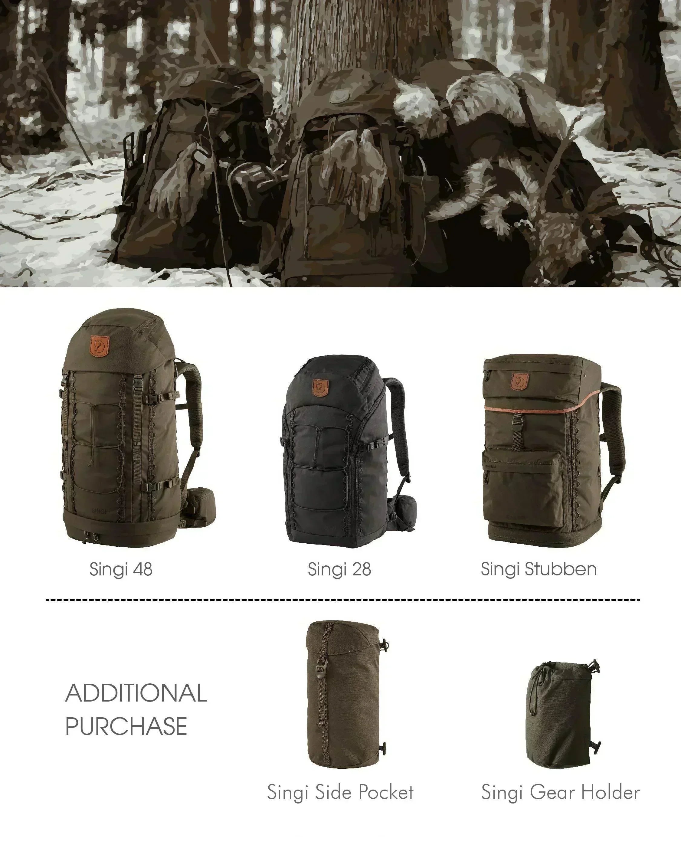 Fjallraven Singi 48 Backpack - Wild Camping