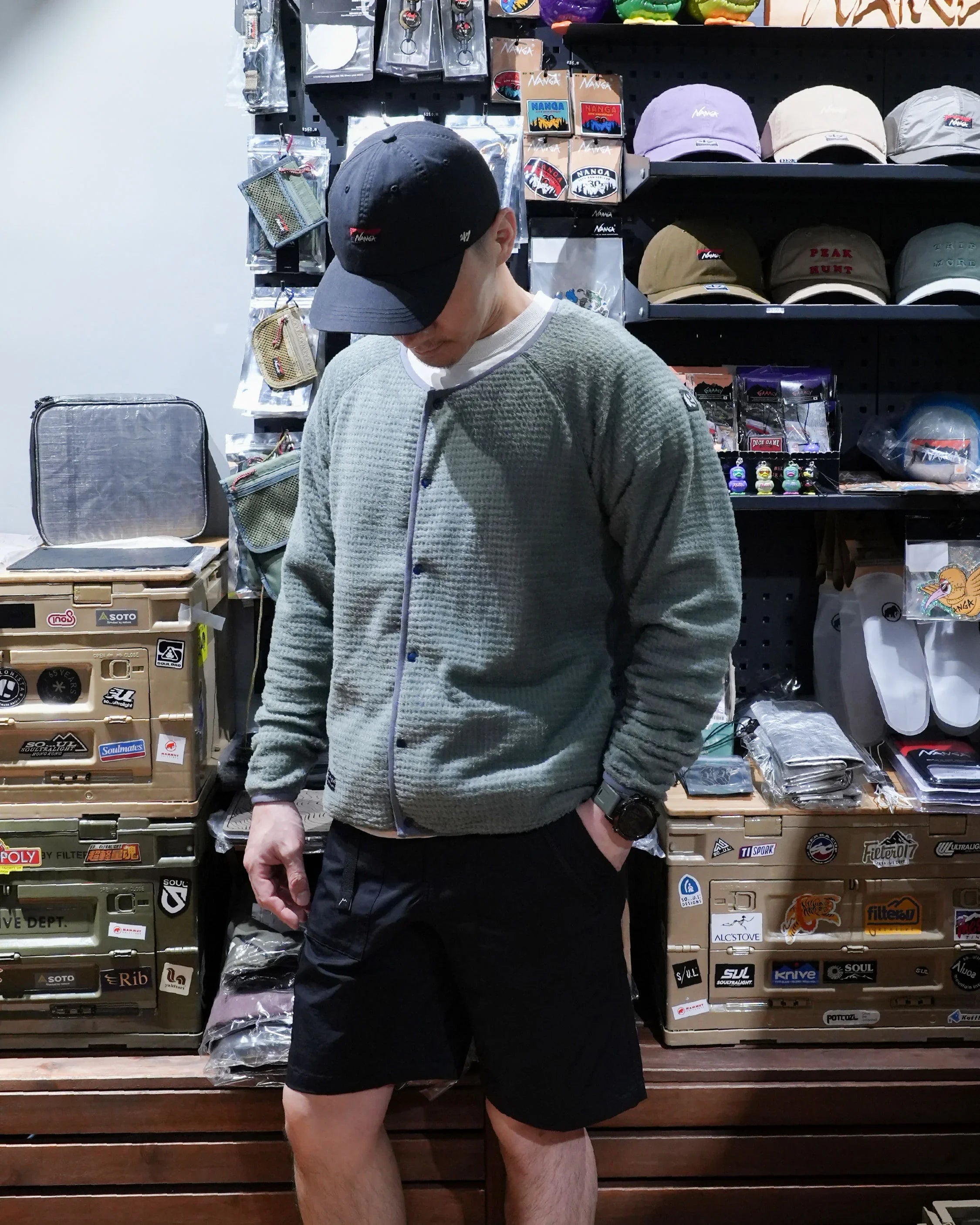 【JP Edition】Gossamer Gear F/B Polartec Alpha Direct / Grey - Wild Camping
