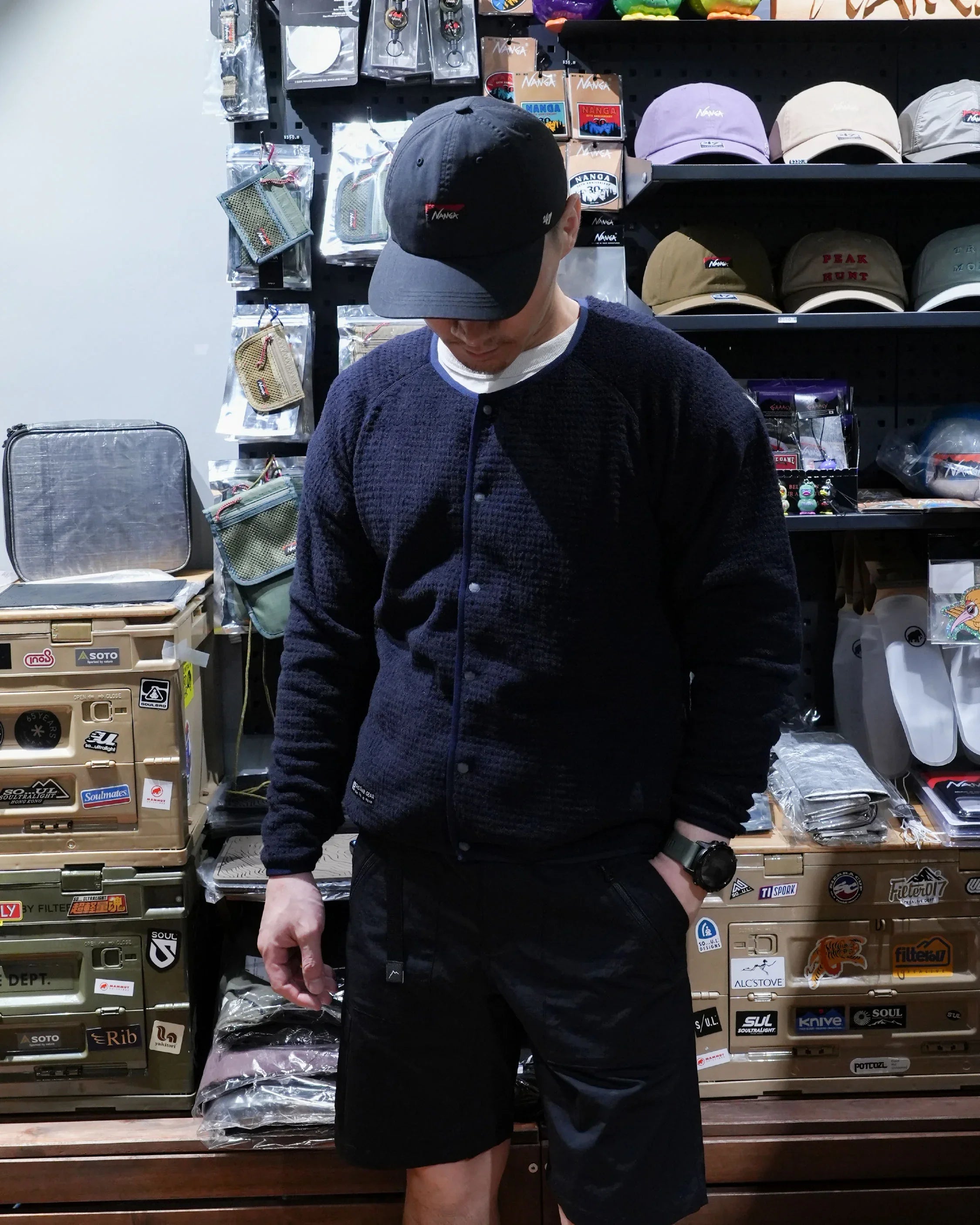 【JP Edition】Gossamer Gear F/B Polartec Alpha Direct / Navy - Wild Camping