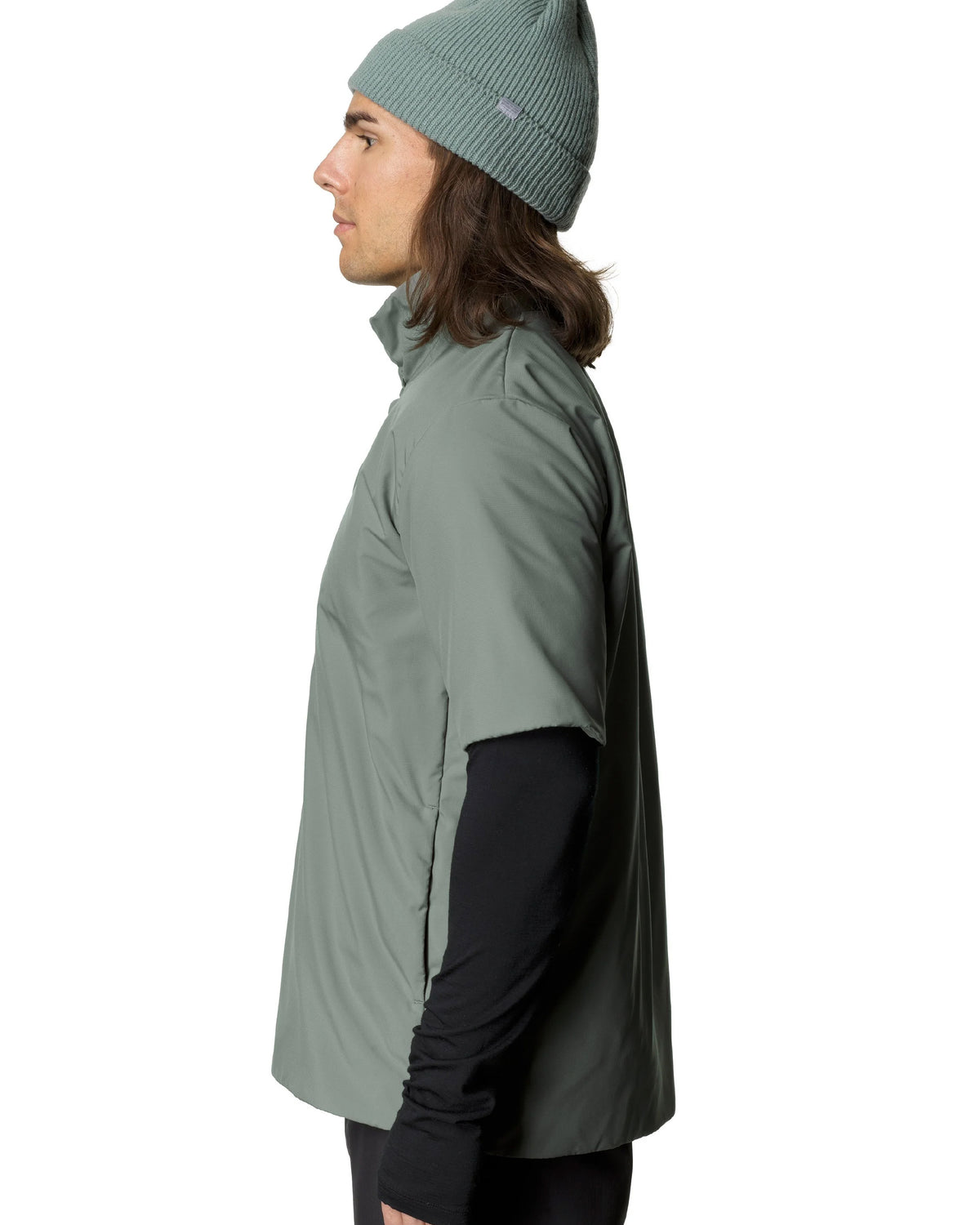 Houdini All Weather T-Neck (Unisex) / Geyser Grey - Wild Camping