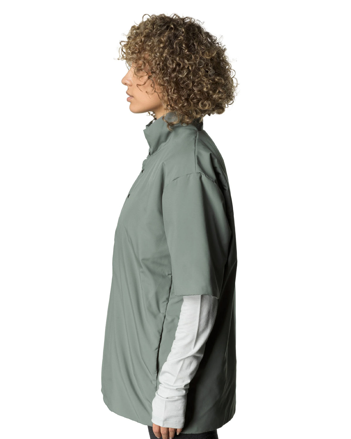 Houdini All Weather T-Neck (Unisex) / Geyser Grey - Wild Camping
